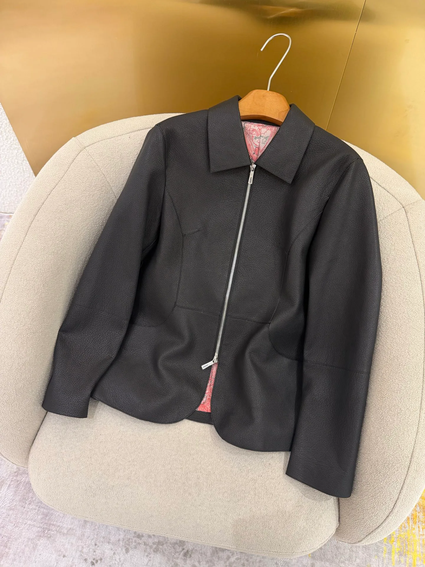 Кожаные Куртки И Дублёнки Женские Hermes 17959243