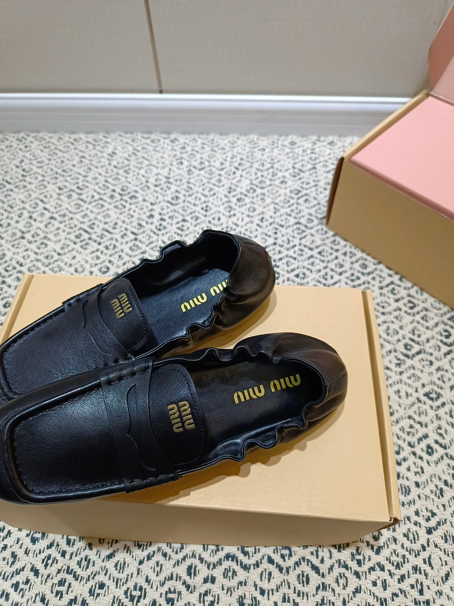 Мокасины Женские Miu Miu 393068