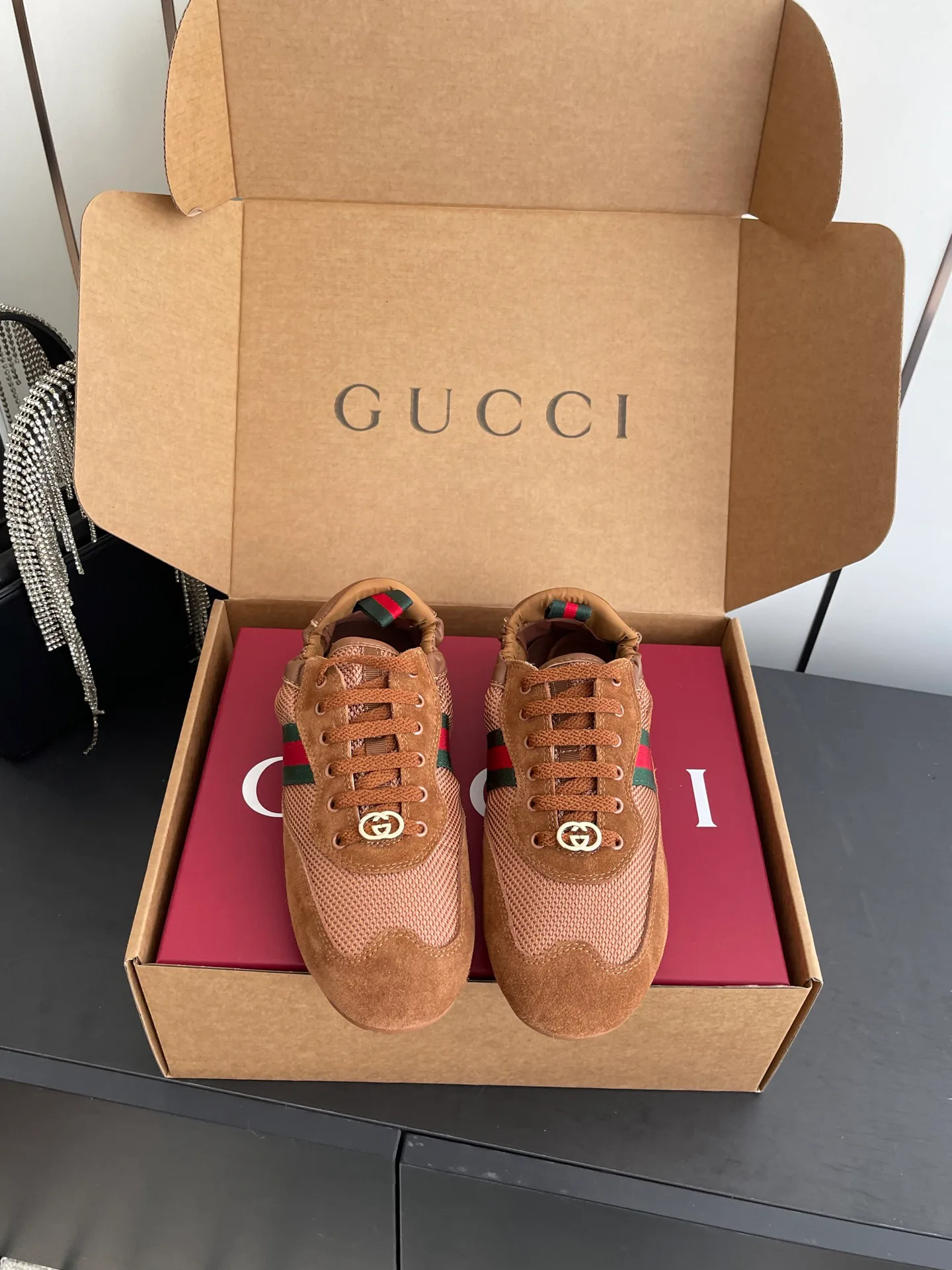 Кроссовки Женские Gucci 447261