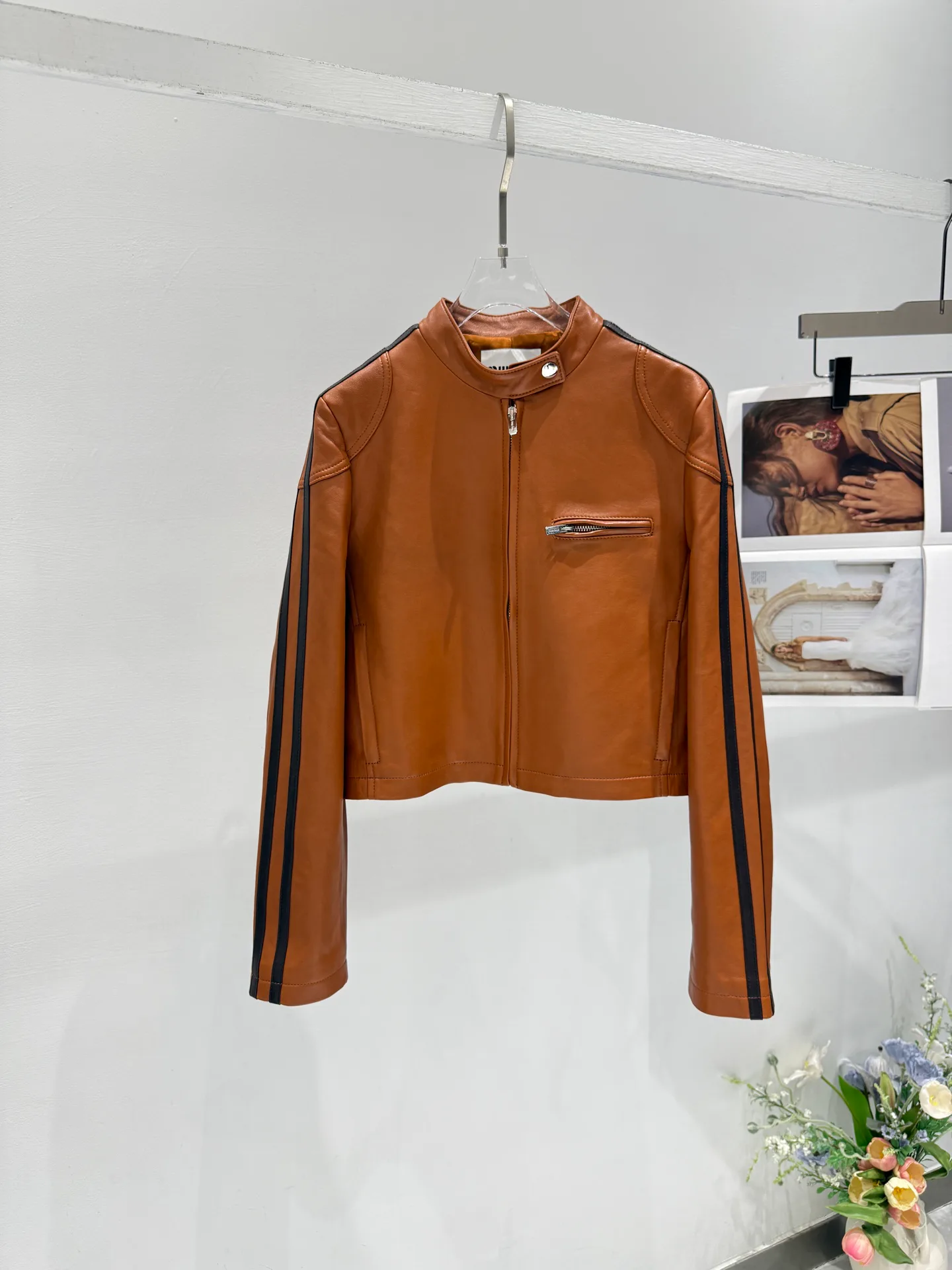 Кожаные Куртки И Дублёнки Женские Miu Miu 11700512