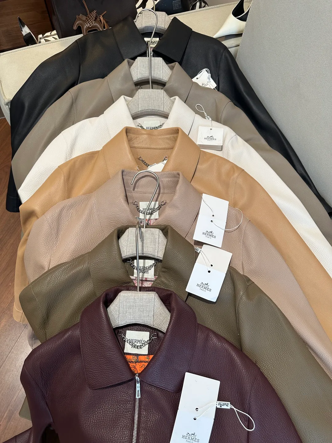 Кожаные Куртки И Дублёнки Женские Hermes 18312605
