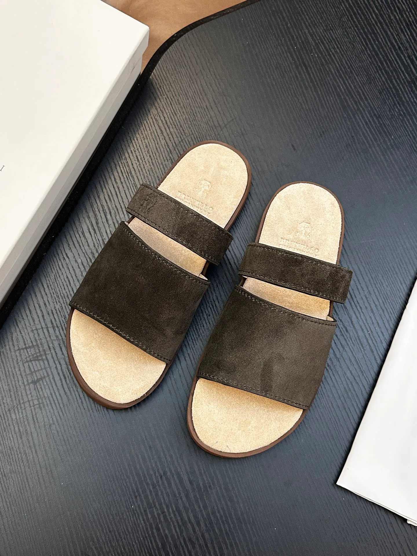 Шлепанцы Мужские Brunello Cucinelli 17390683