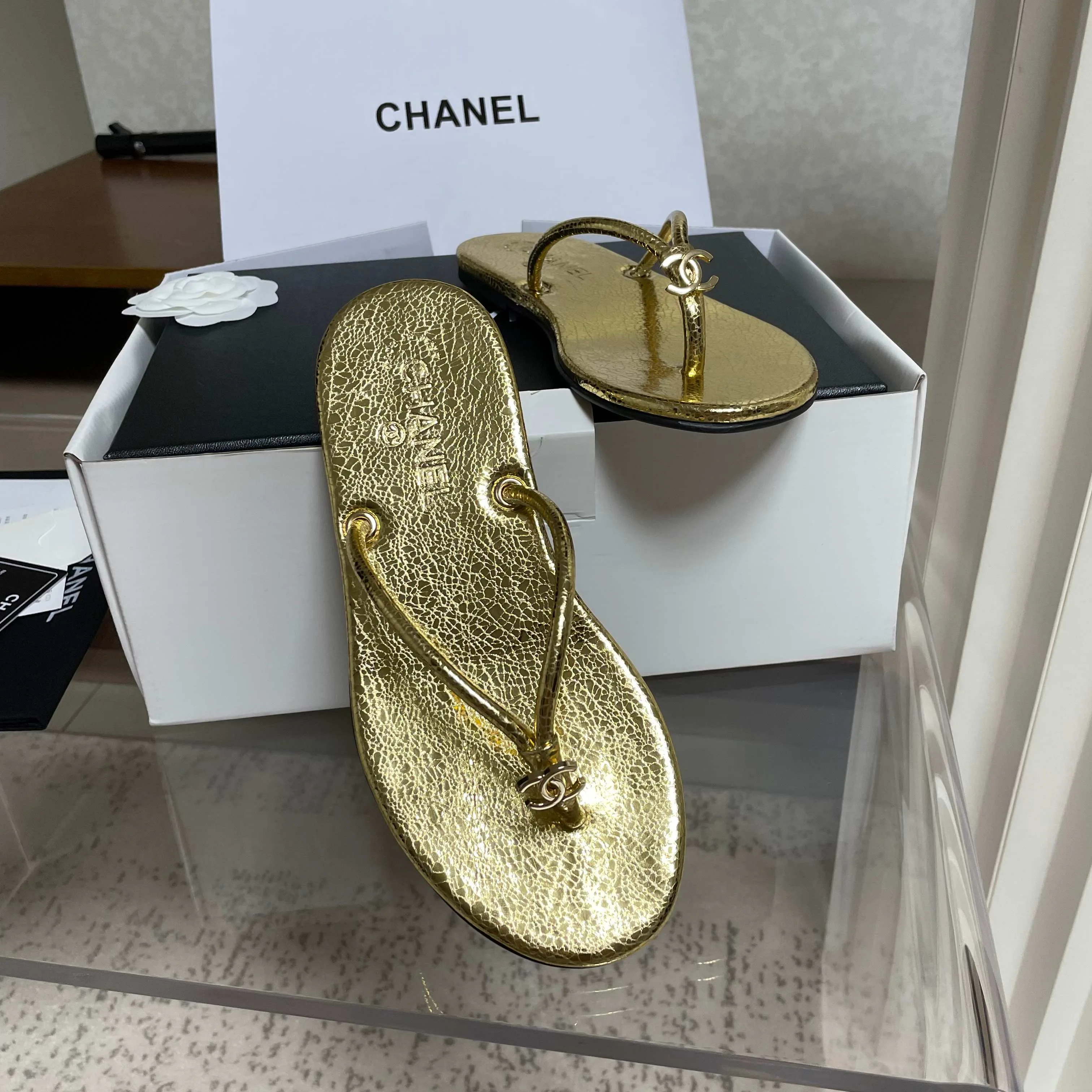Шлепанцы Женские Chanel 11893461