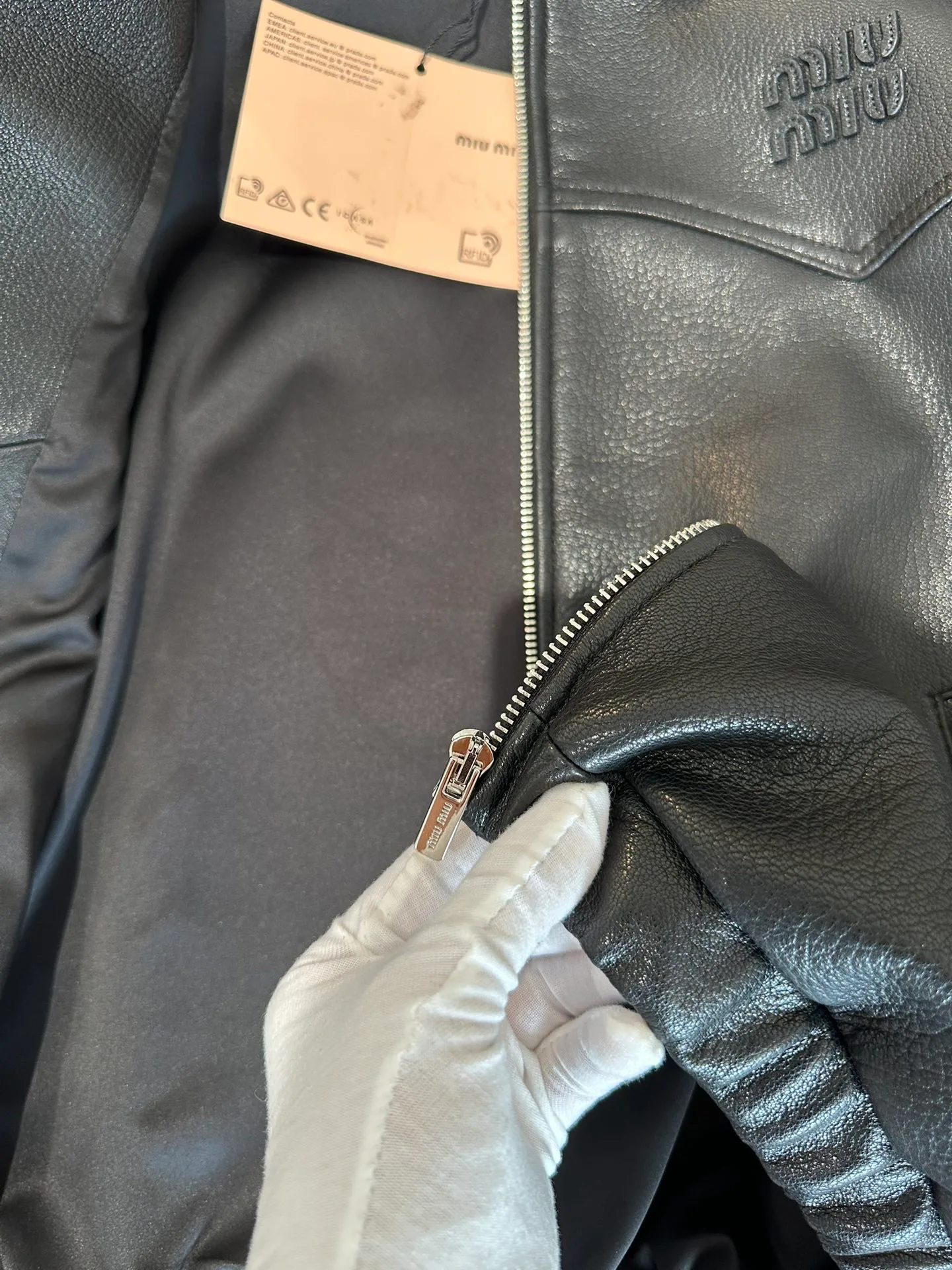 Кожаные Куртки И Дублёнки Женские Miu Miu 11625030