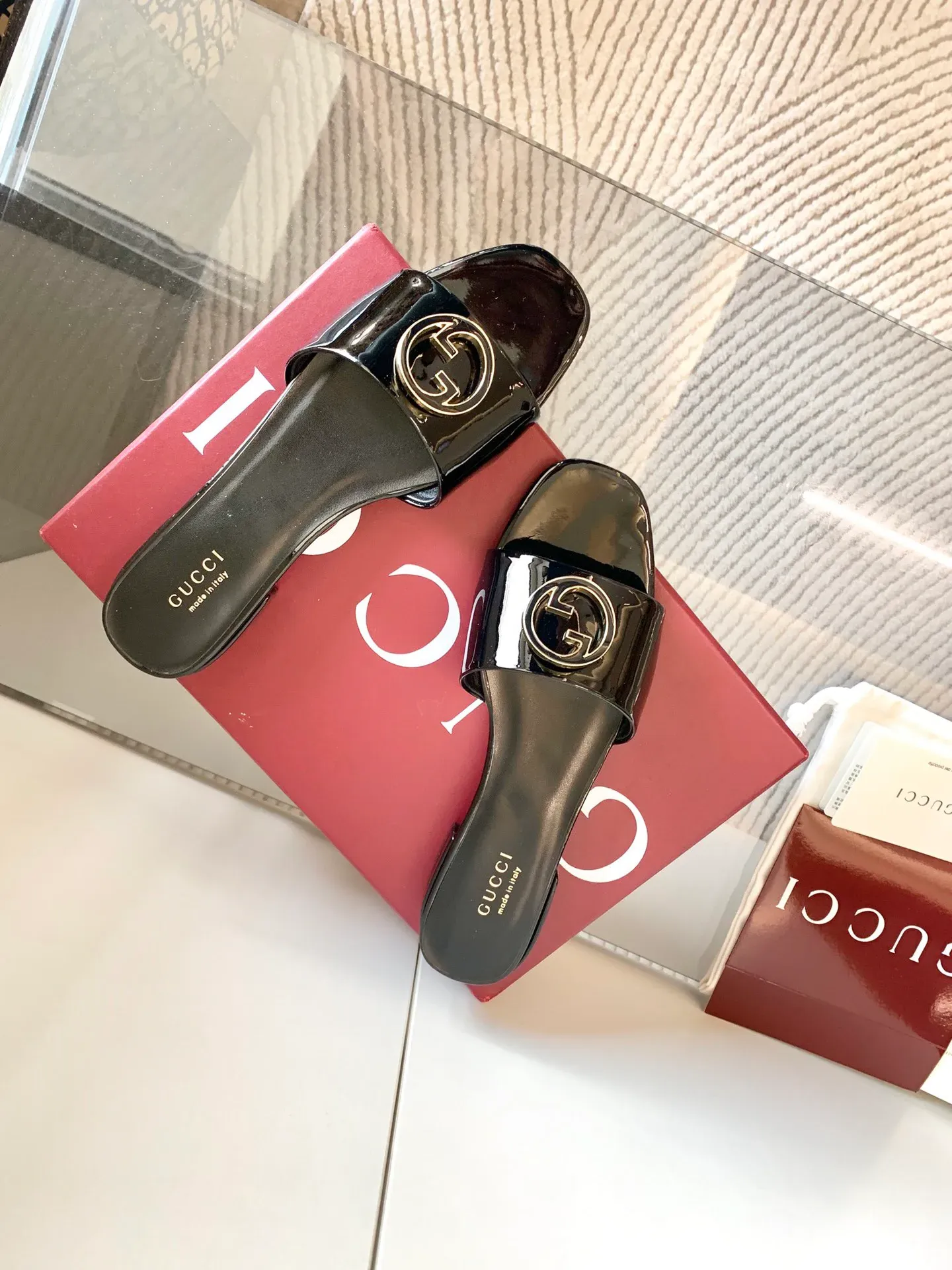 Шлепанцы Женские Gucci 28055