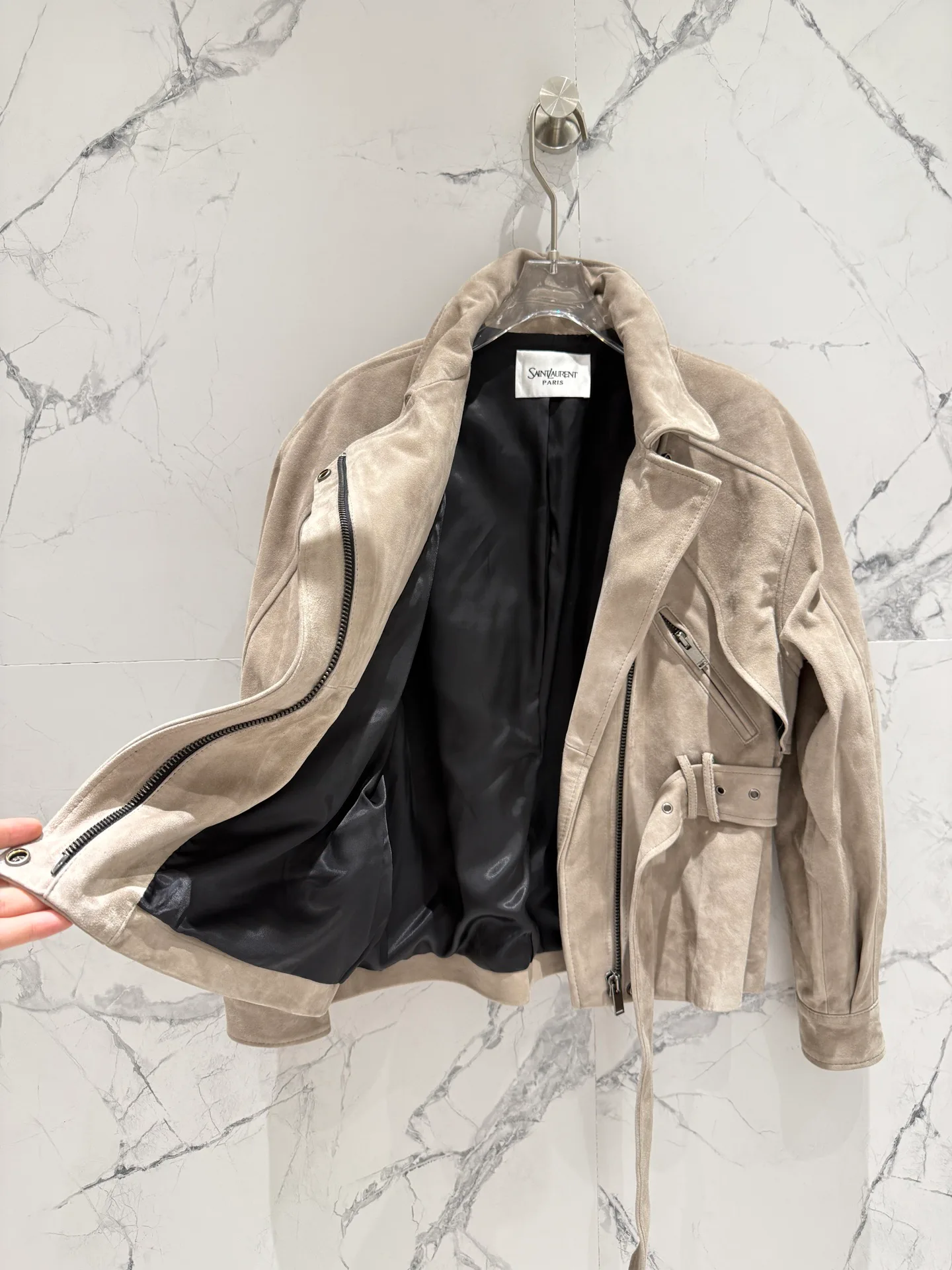 Куртки И Пуховики Женские Saint Laurent 785557