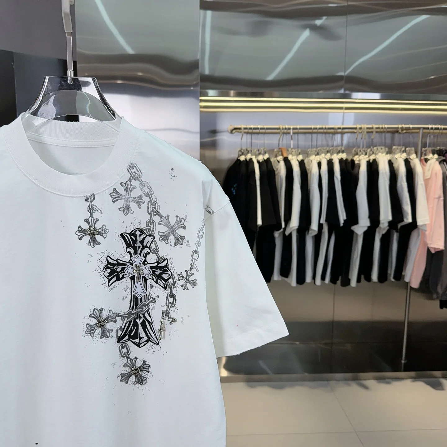 Футболки Мужские Chrome Hearts 2280849