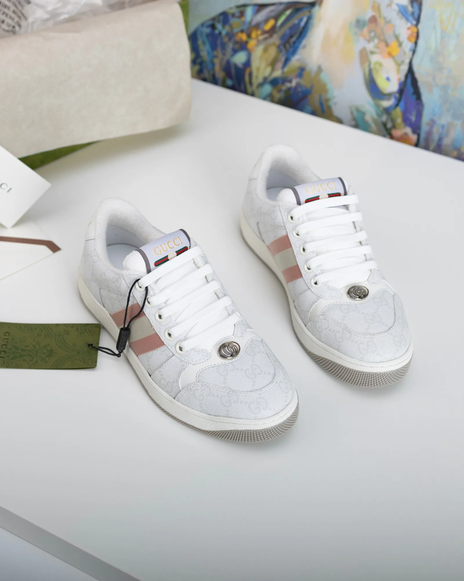 Кроссовки Женские Gucci 17620494