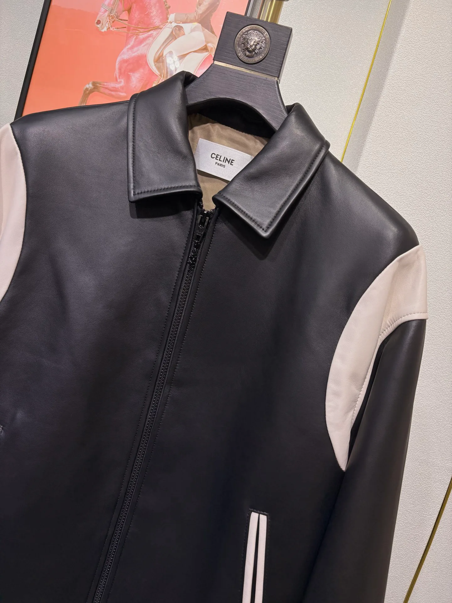 Кожаные Куртки И Дублёнки Мужские Celine 1249507