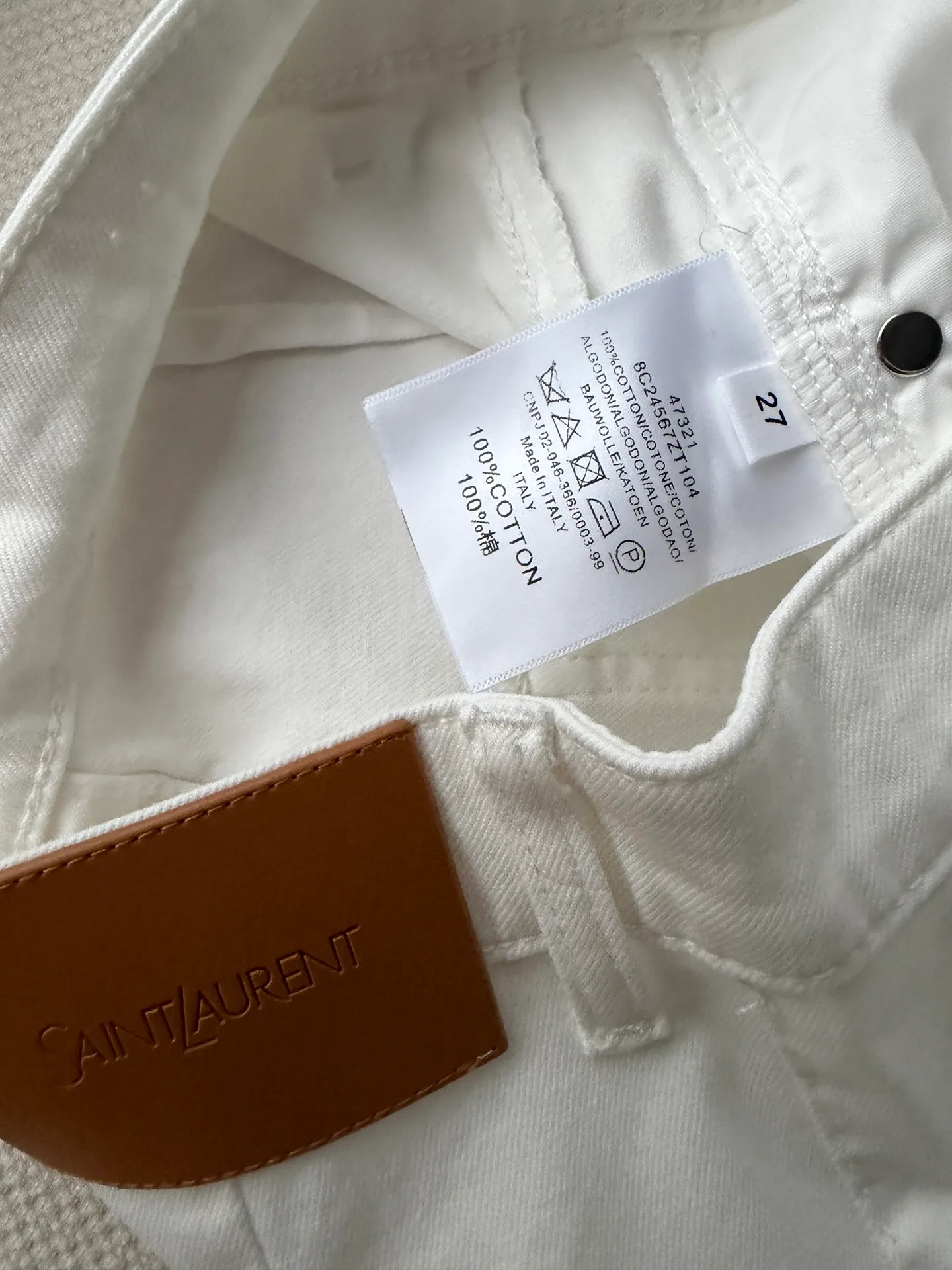 Джинсы Женские Saint Laurent 13085995