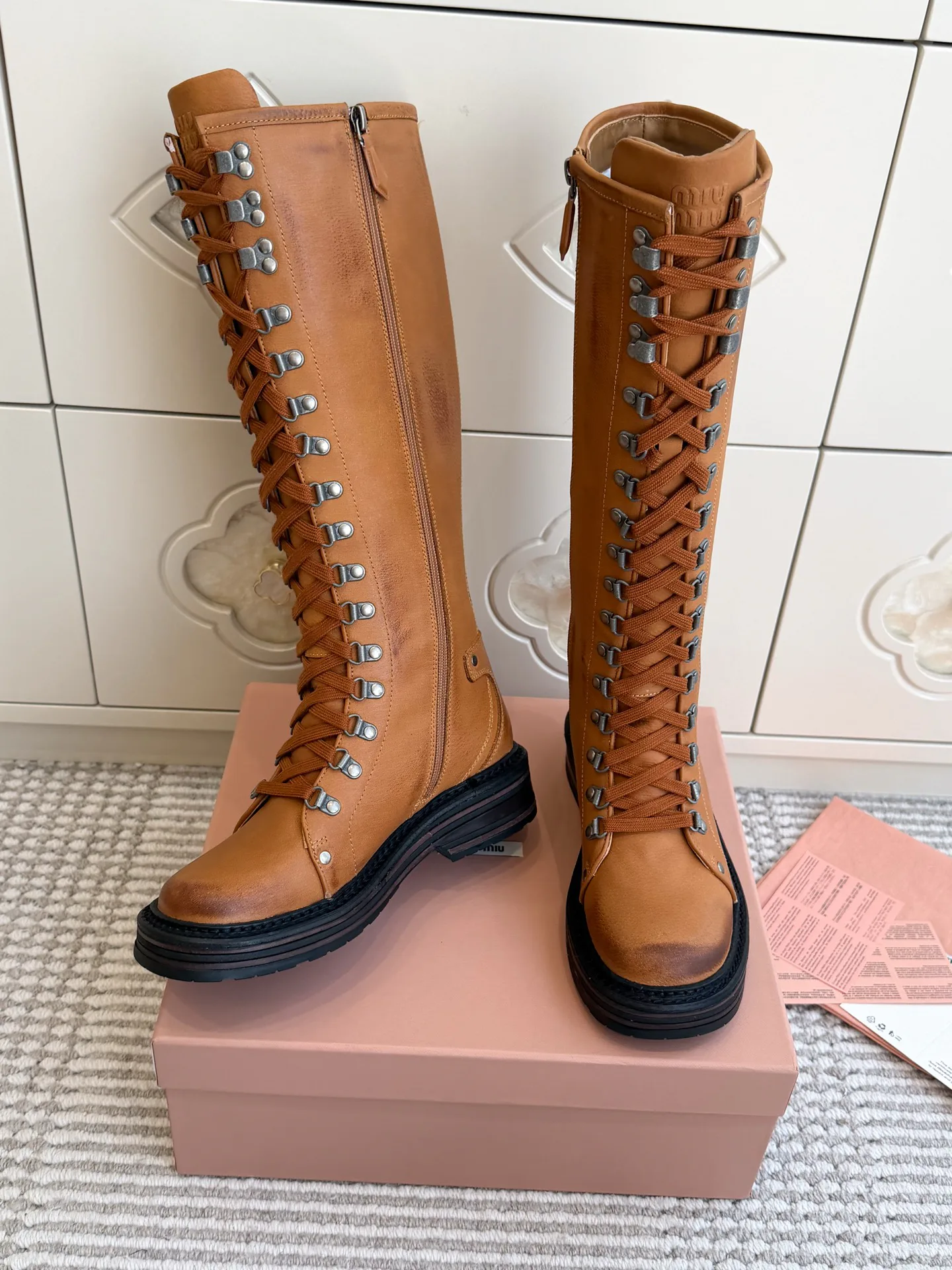 Ботинки Женские Miu Miu 17943214