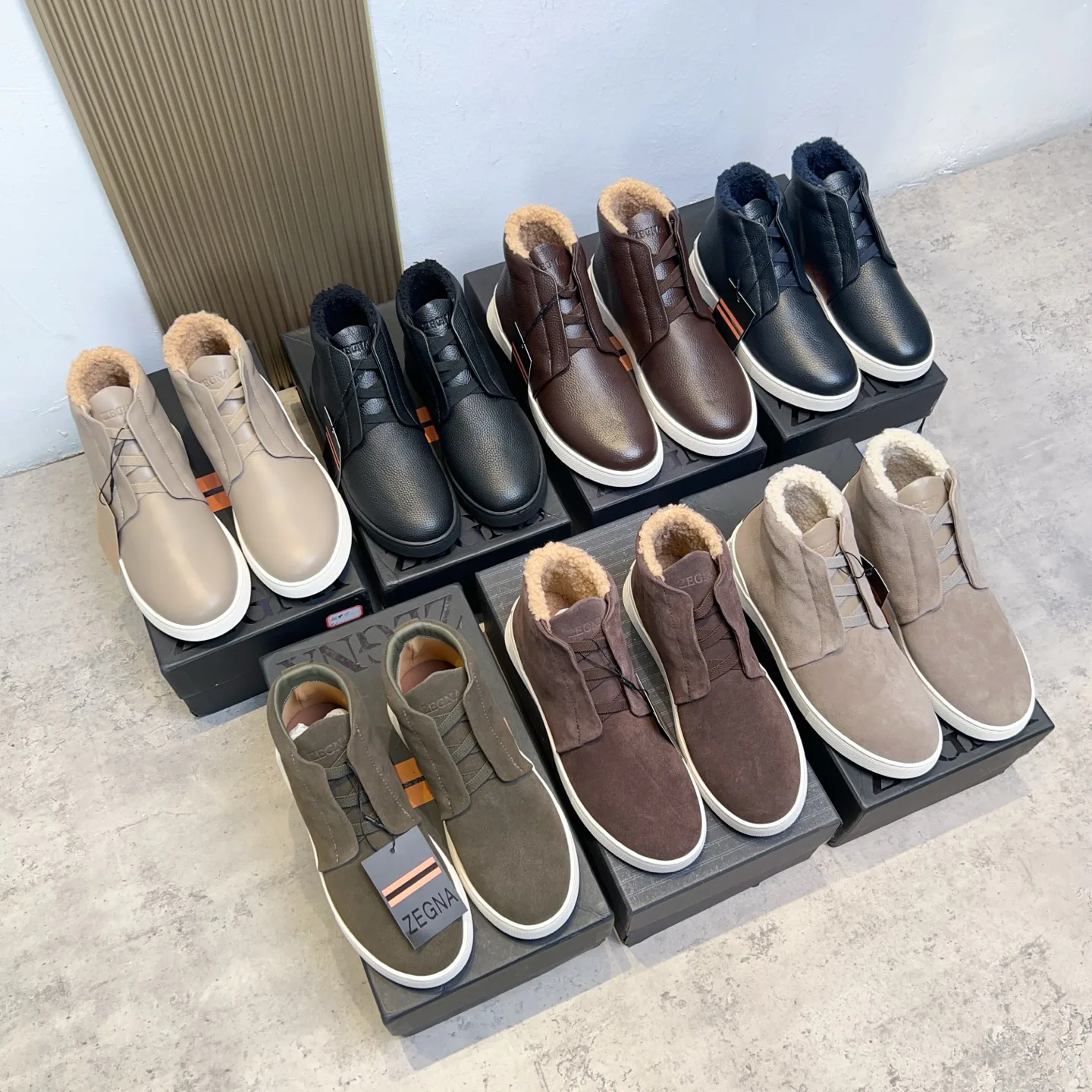 Кроссовки Мужские Zegna 19181193