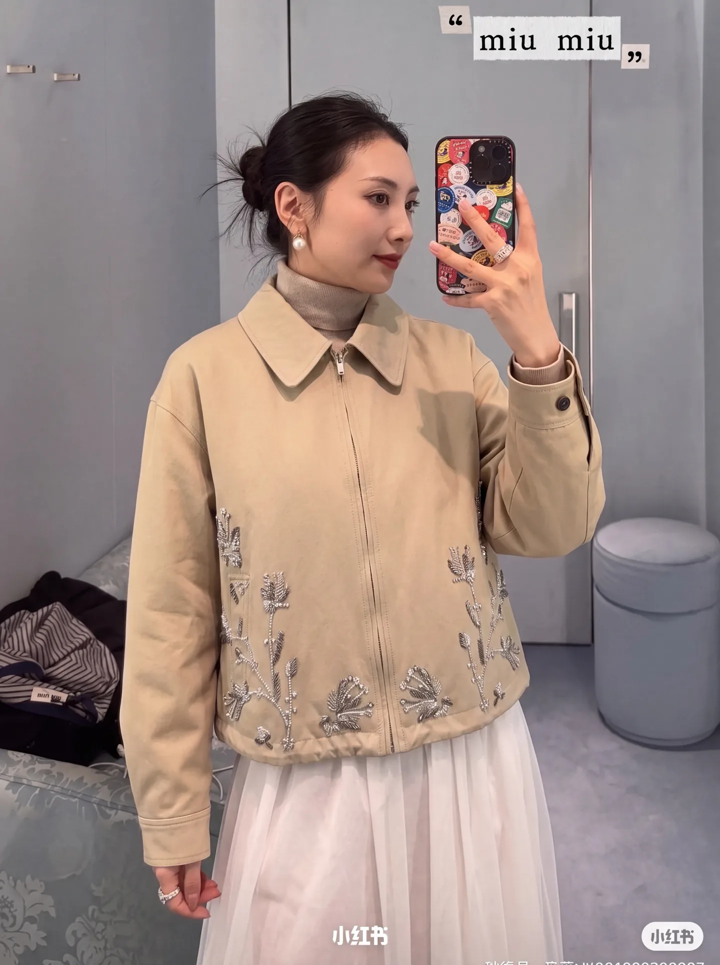 Куртки И Пуховики Женские Miu Miu 19698992