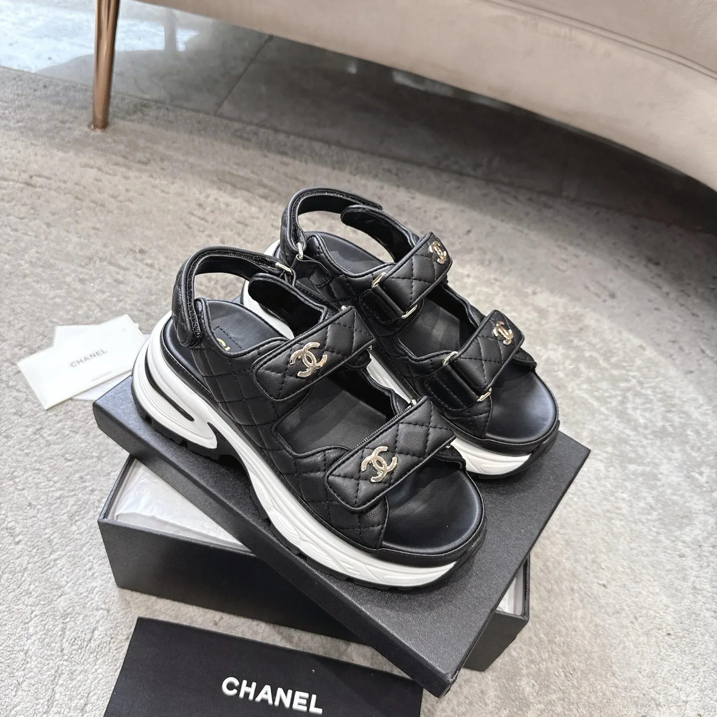Босоножки Женские Chanel 16954243