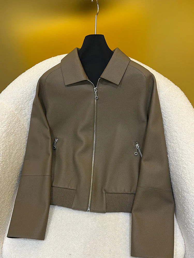 Кожаные Куртки И Дублёнки Женские Hermes 19253046