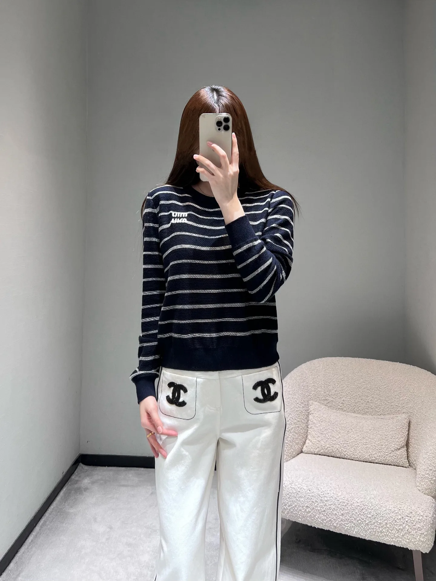 Джемперы И Свитеры Женские Miu Miu 4772164