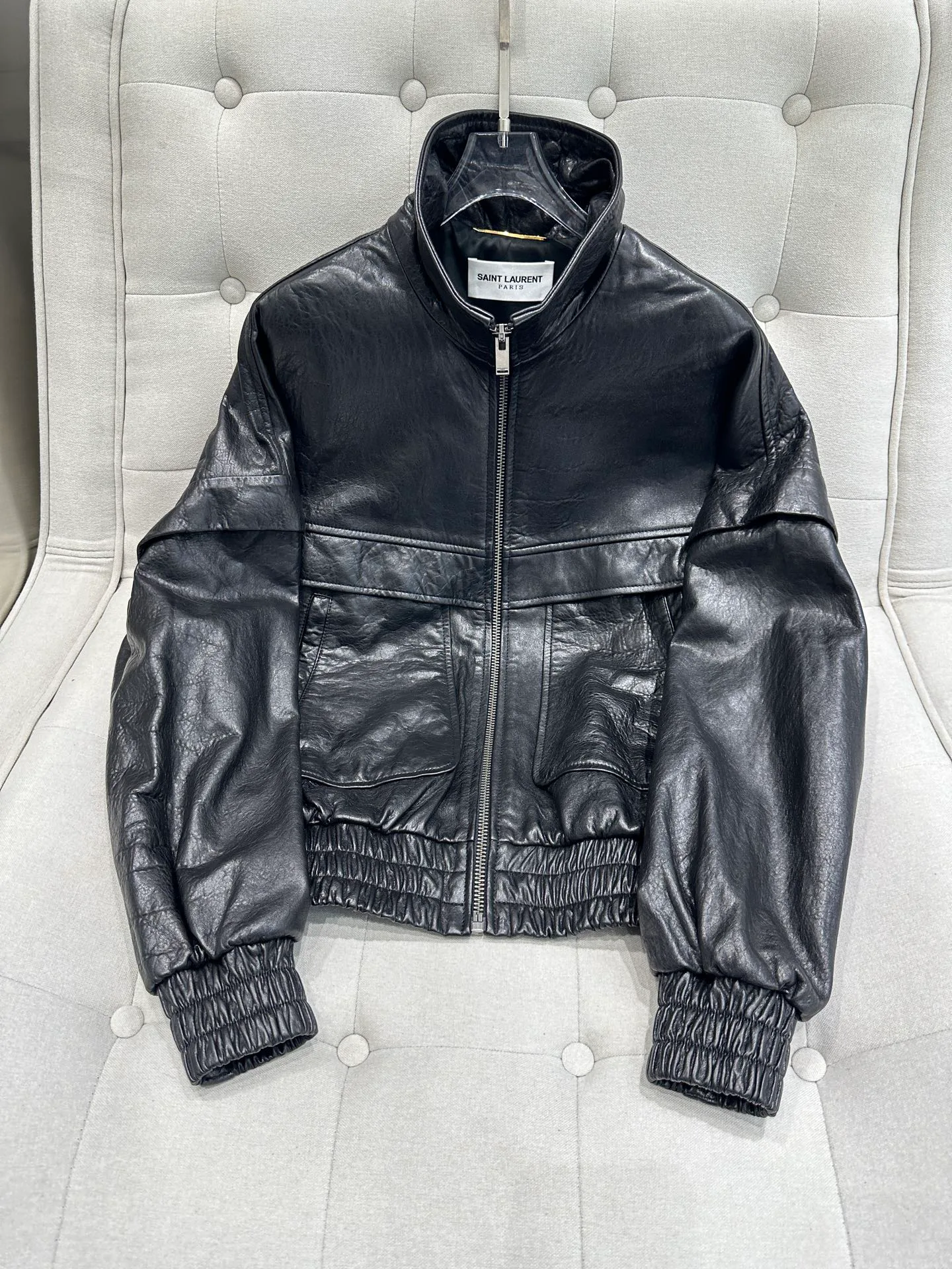 Кожаные Куртки И Дублёнки Женские Saint Laurent 11544758