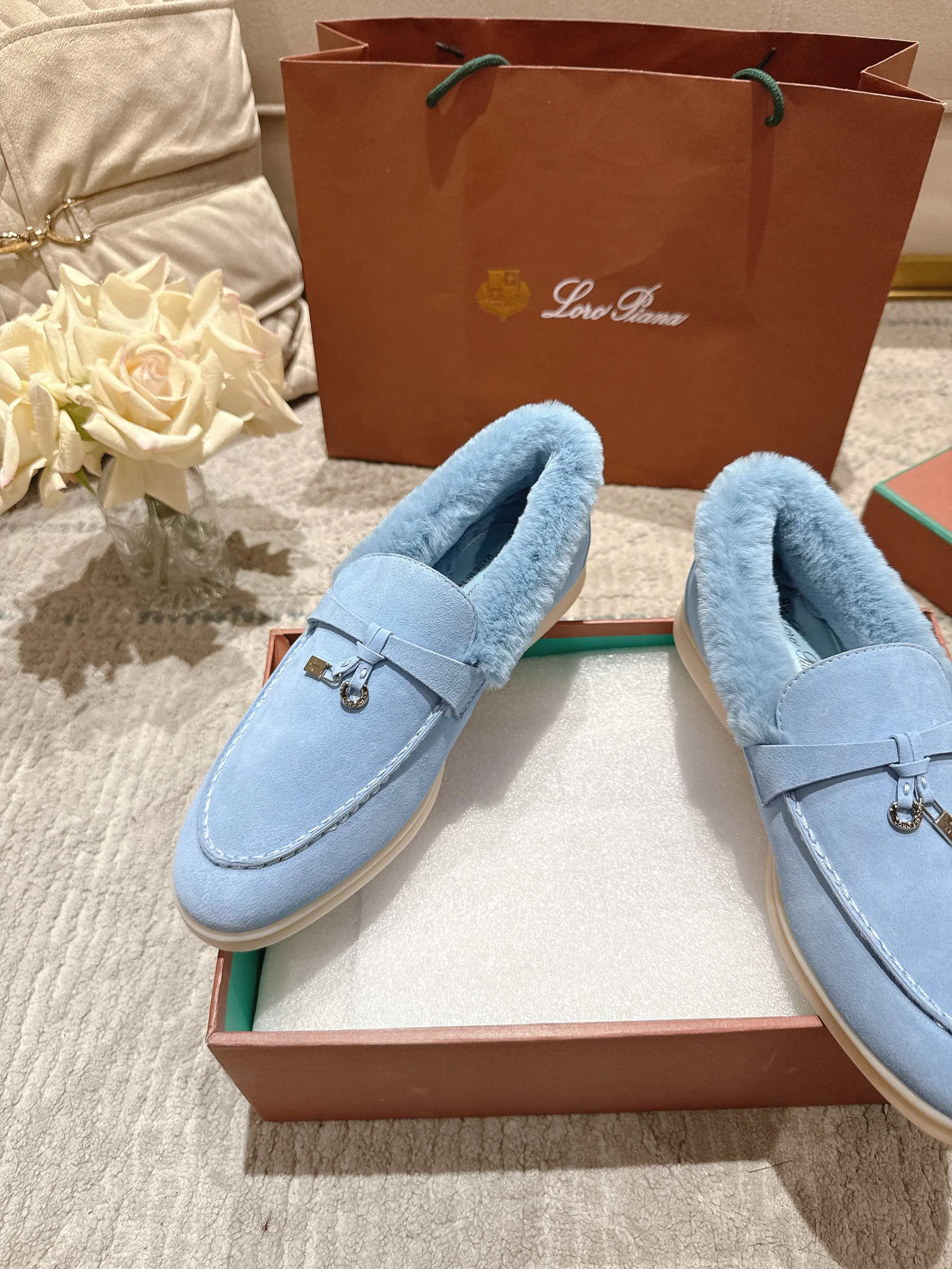 Лоферы Женские Loro Piana 140406