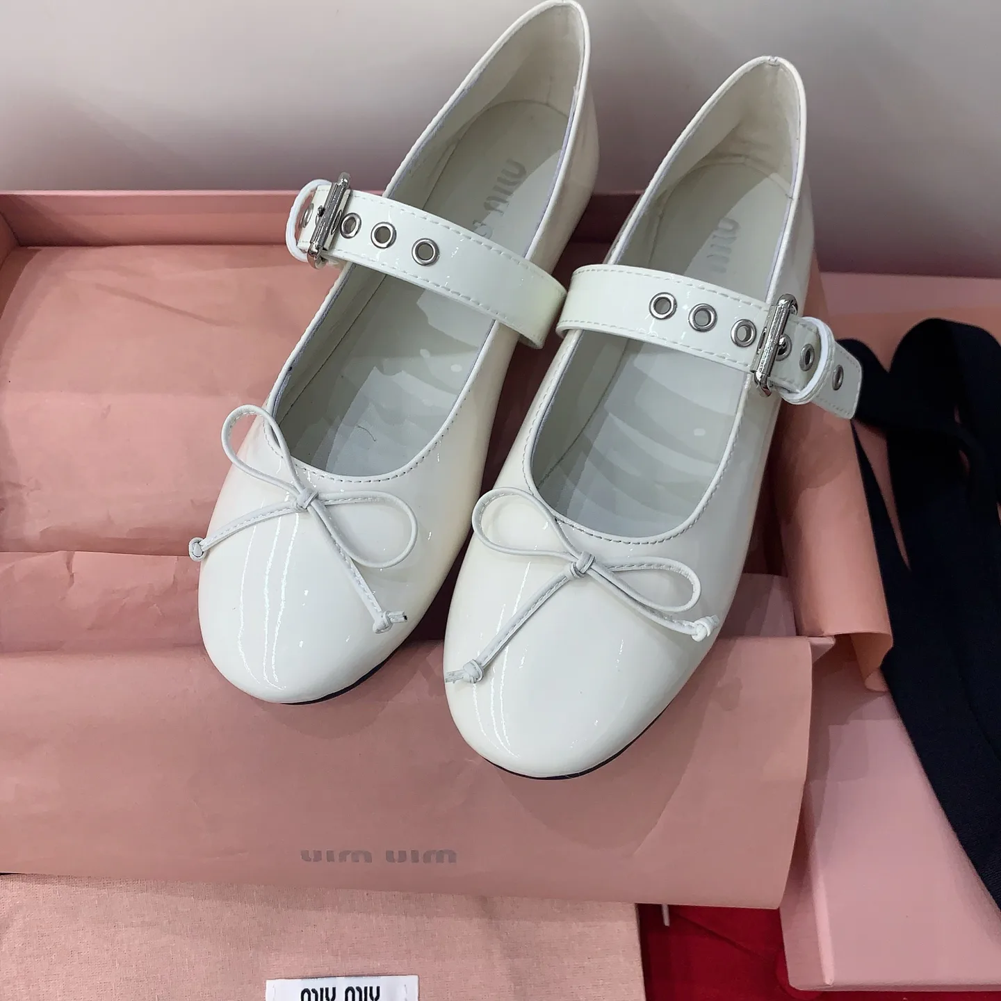 Балетки Женские Miu Miu 12696595