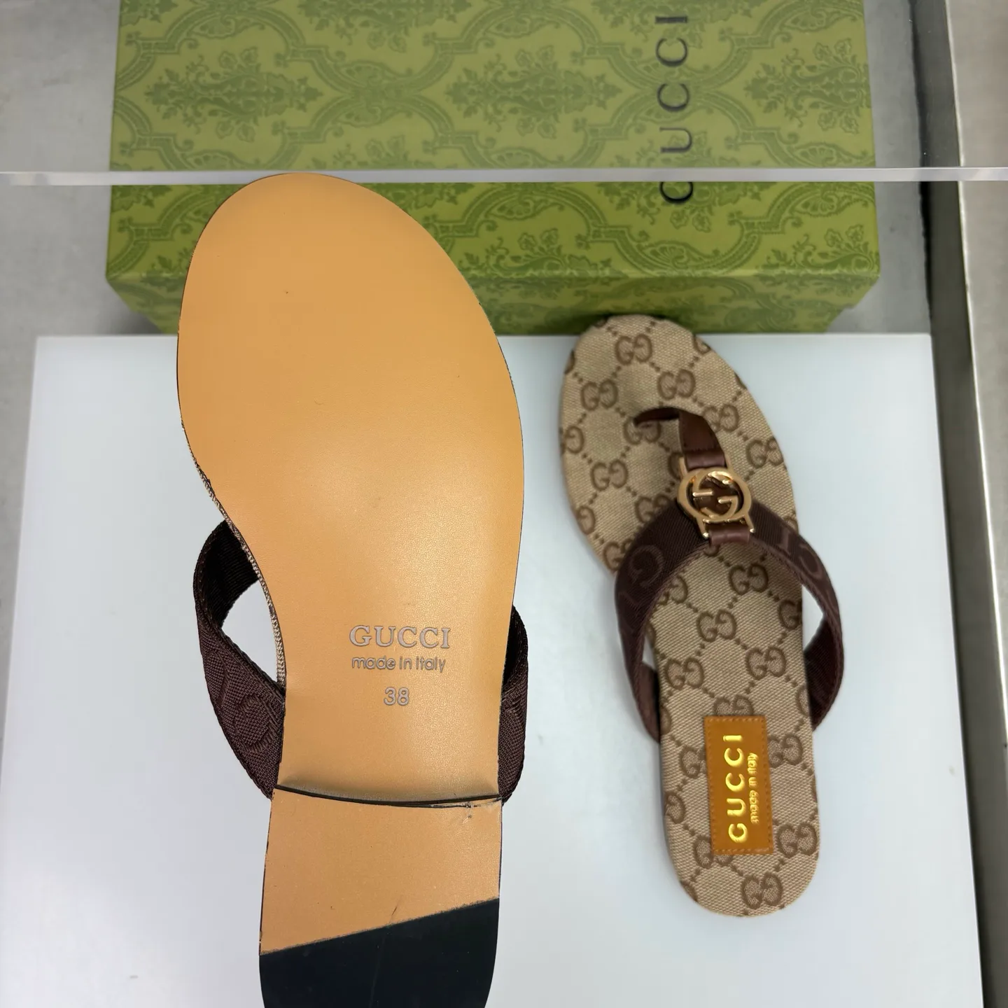 Шлепанцы Женские Gucci 18351546