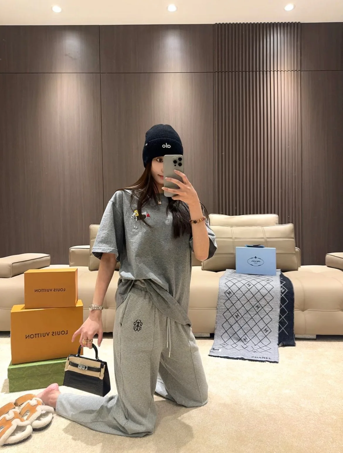 Брюки Женские Chrome Hearts 9134274