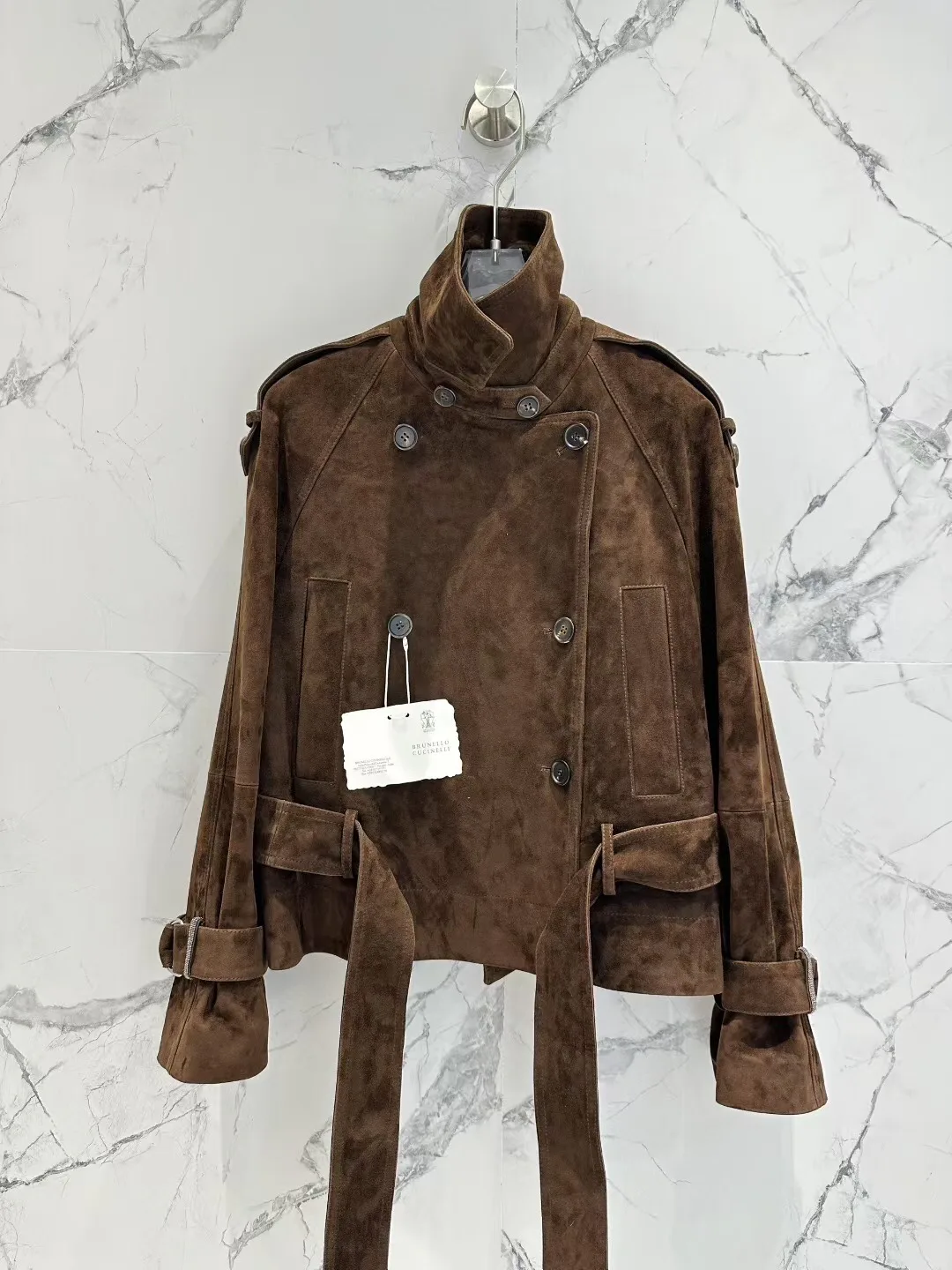 Кожаные Куртки И Дублёнки Женские Brunello Cucinelli 13683063
