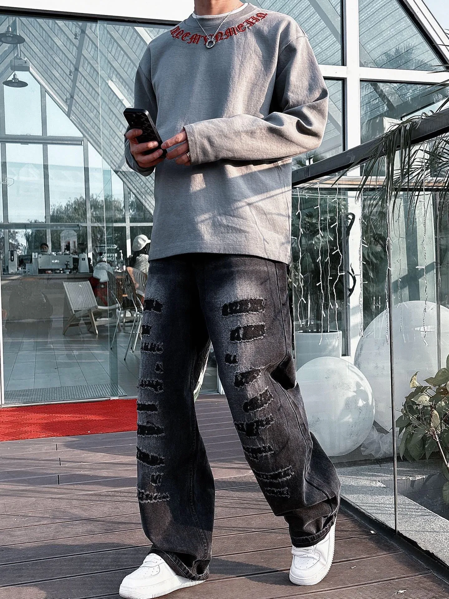 Свитшоты И Худи Мужские Chrome Hearts 787700