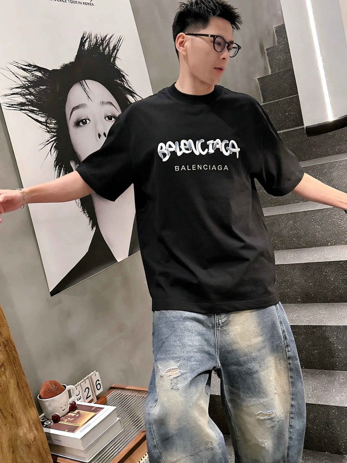 Футболки Мужские Balenciaga 2164769