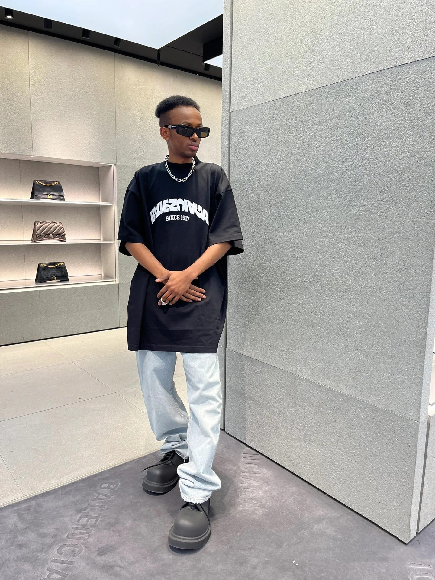 Футболки Мужские Balenciaga 8303