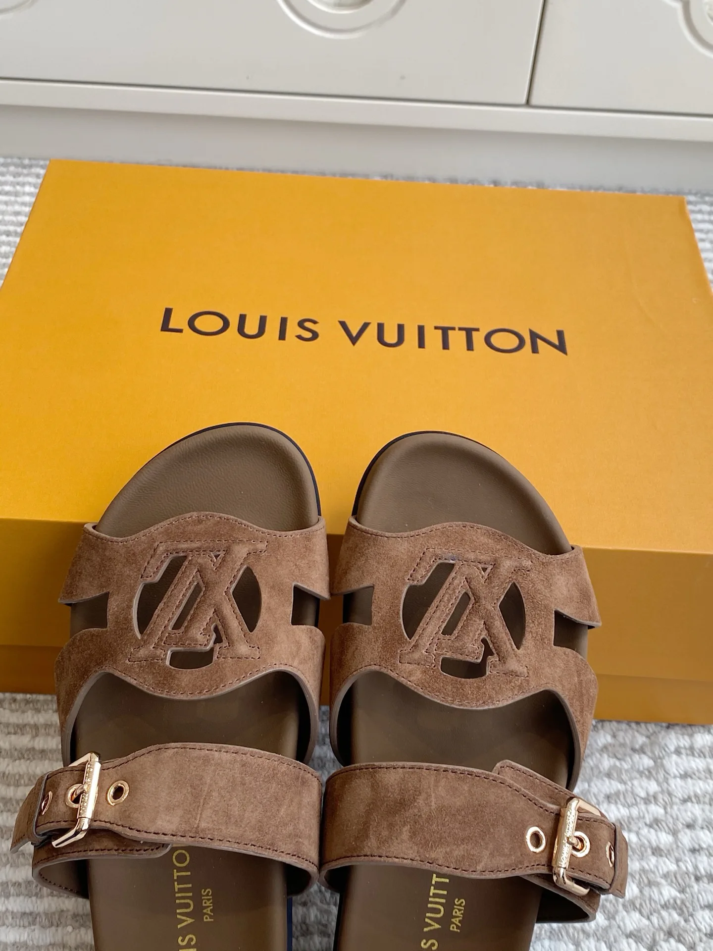 Шлепанцы Женские Louis Vuitton 17572153
