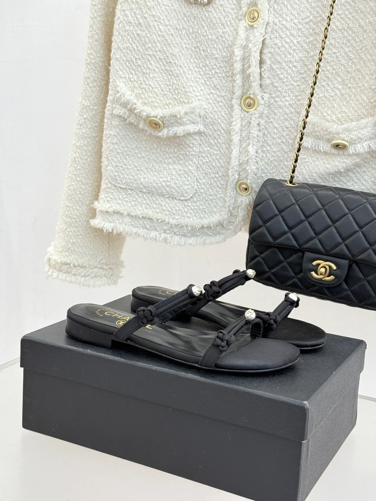 Босоножки Женские Chanel 11414455