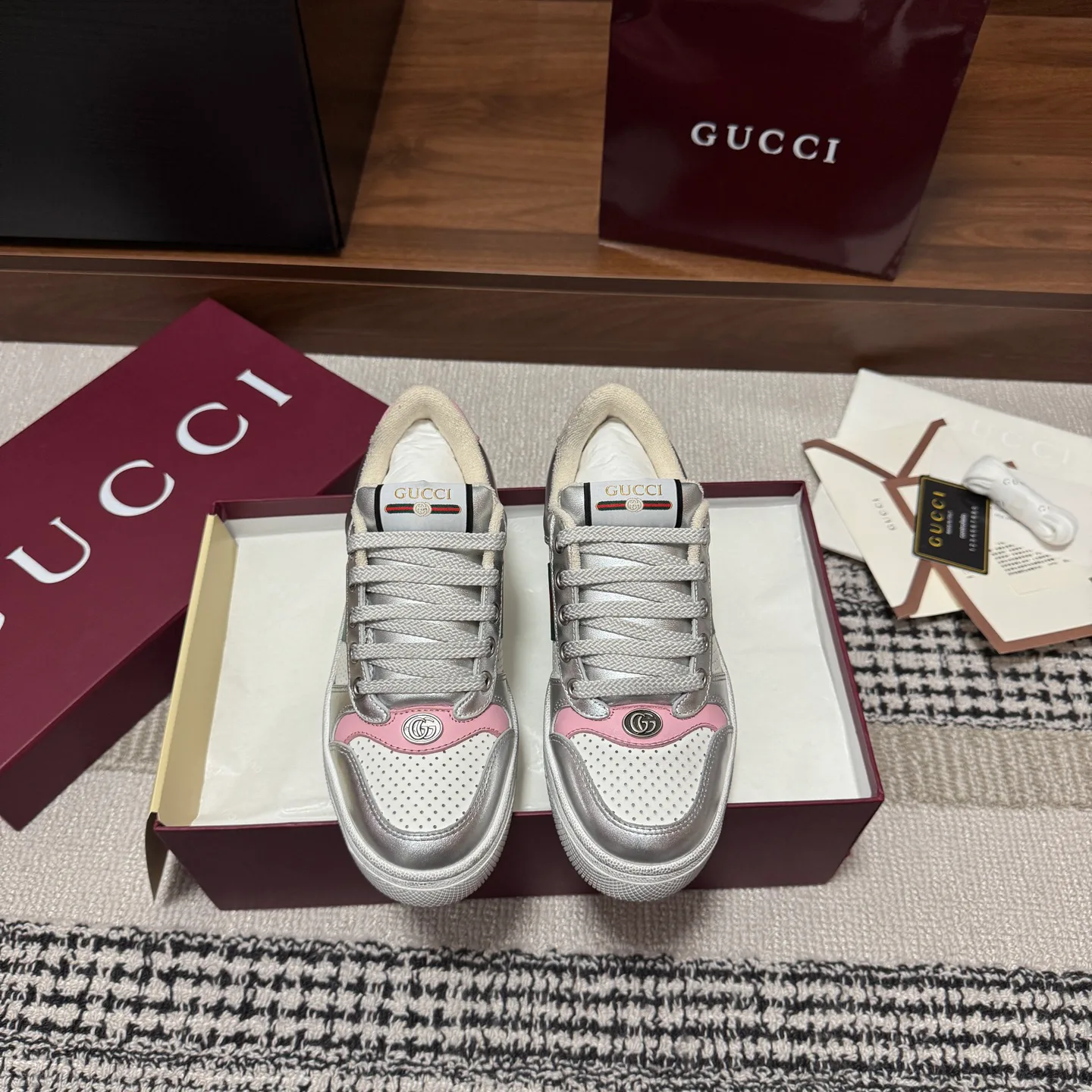 Кеды Женские Gucci 11946862