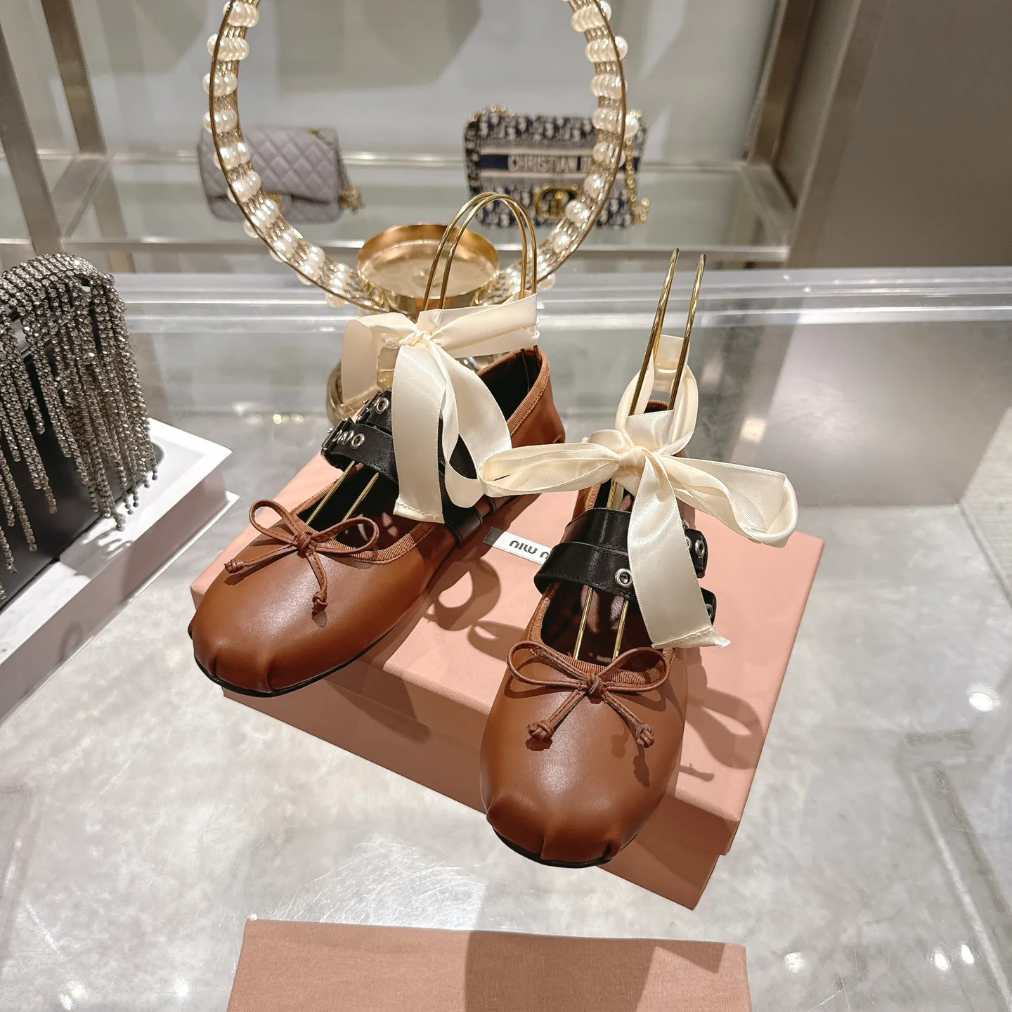 Балетки Женские Miu Miu 11893483