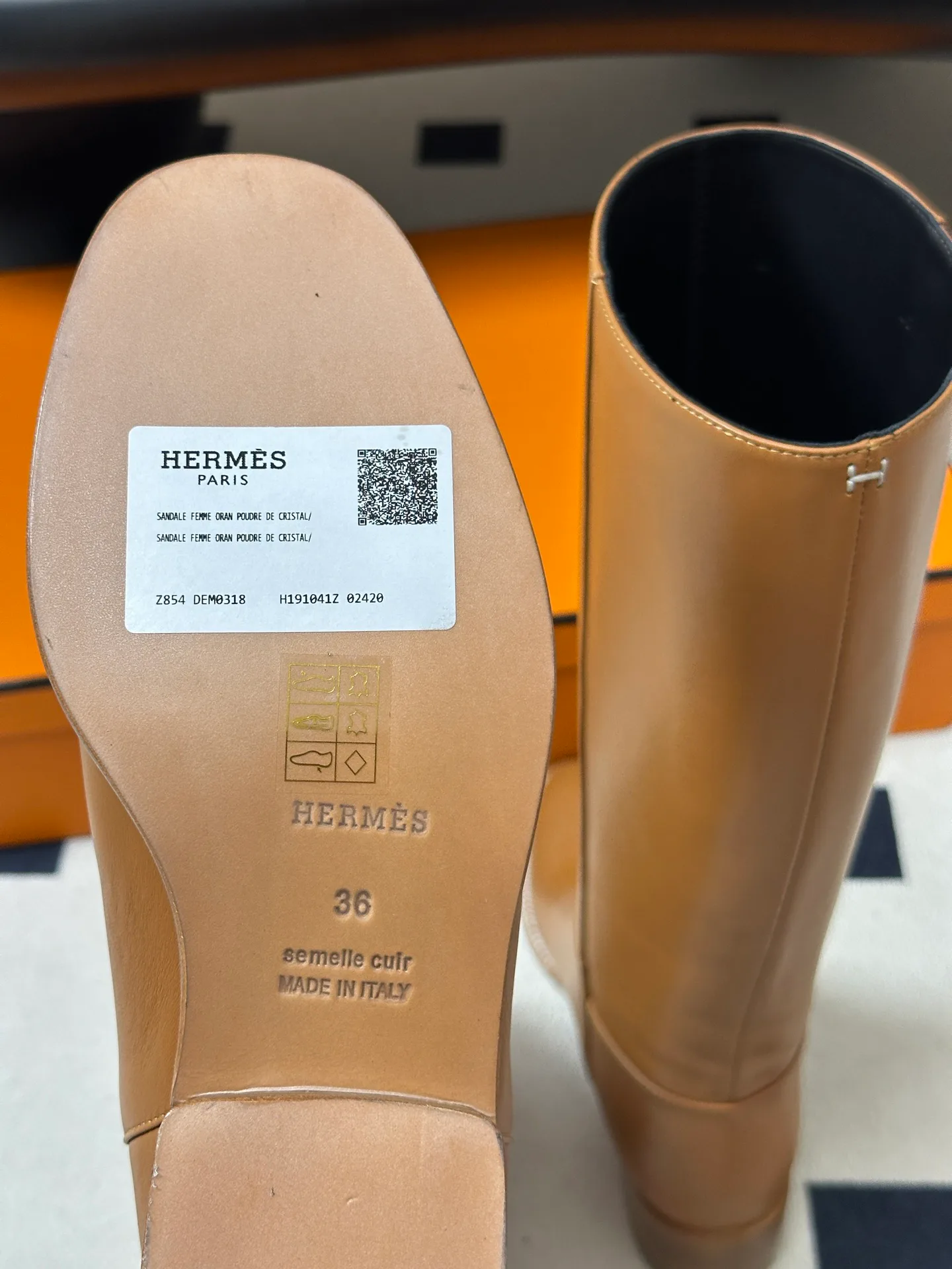 Сапоги Женские Hermes 18041852