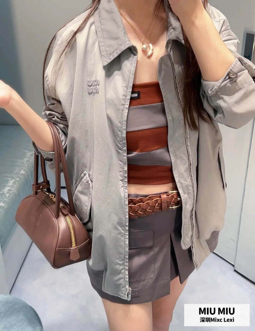 Куртки И Пуховики Женские Miu Miu 18465911