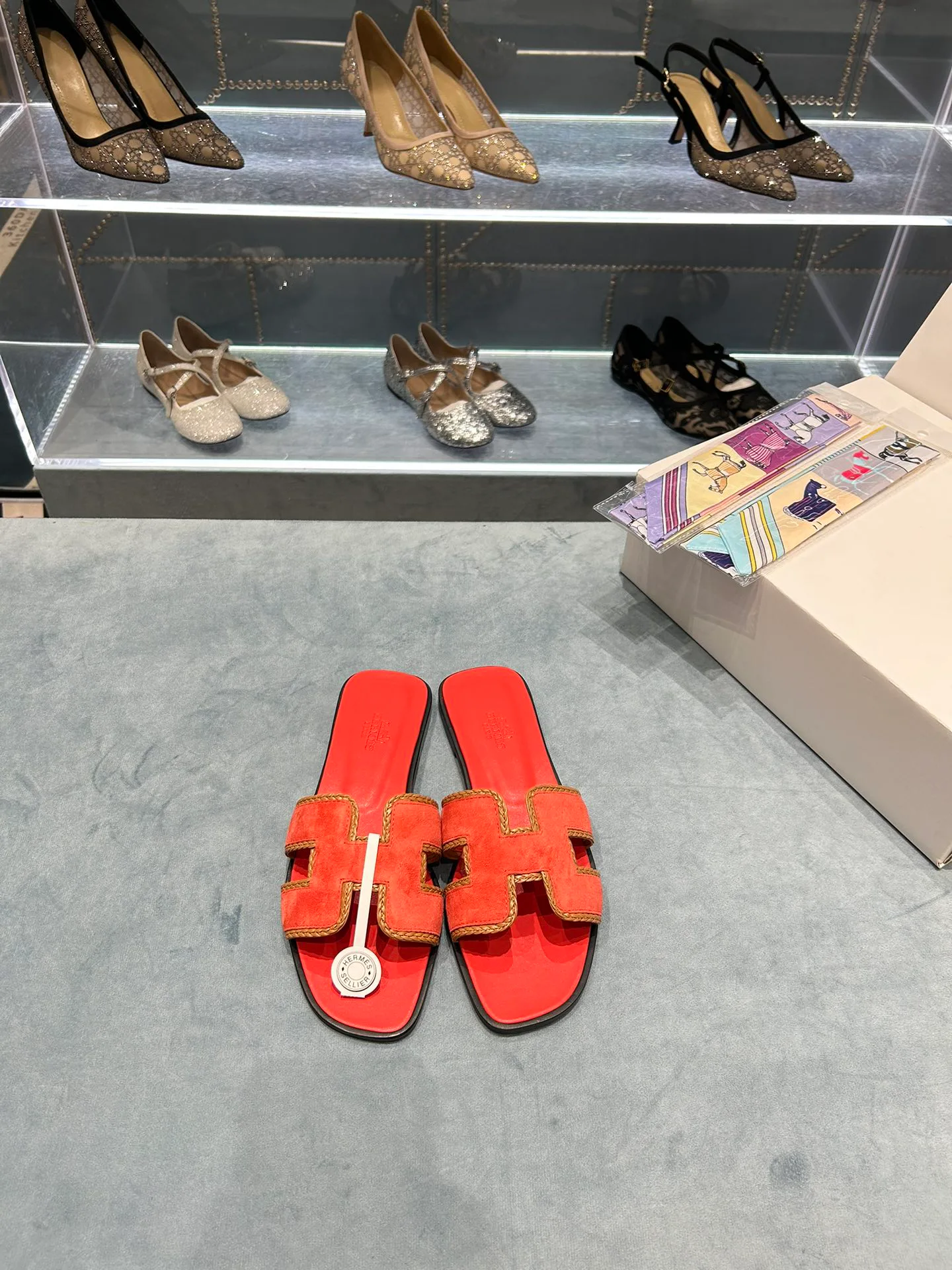 Шлепанцы Женские Hermes 9878127