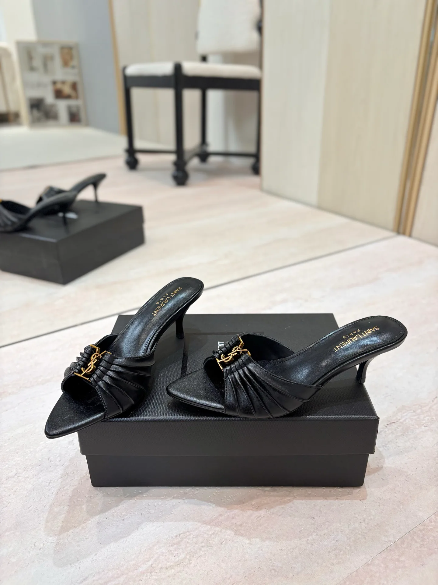 Мюли И Сабо Женские Saint Laurent 17476042