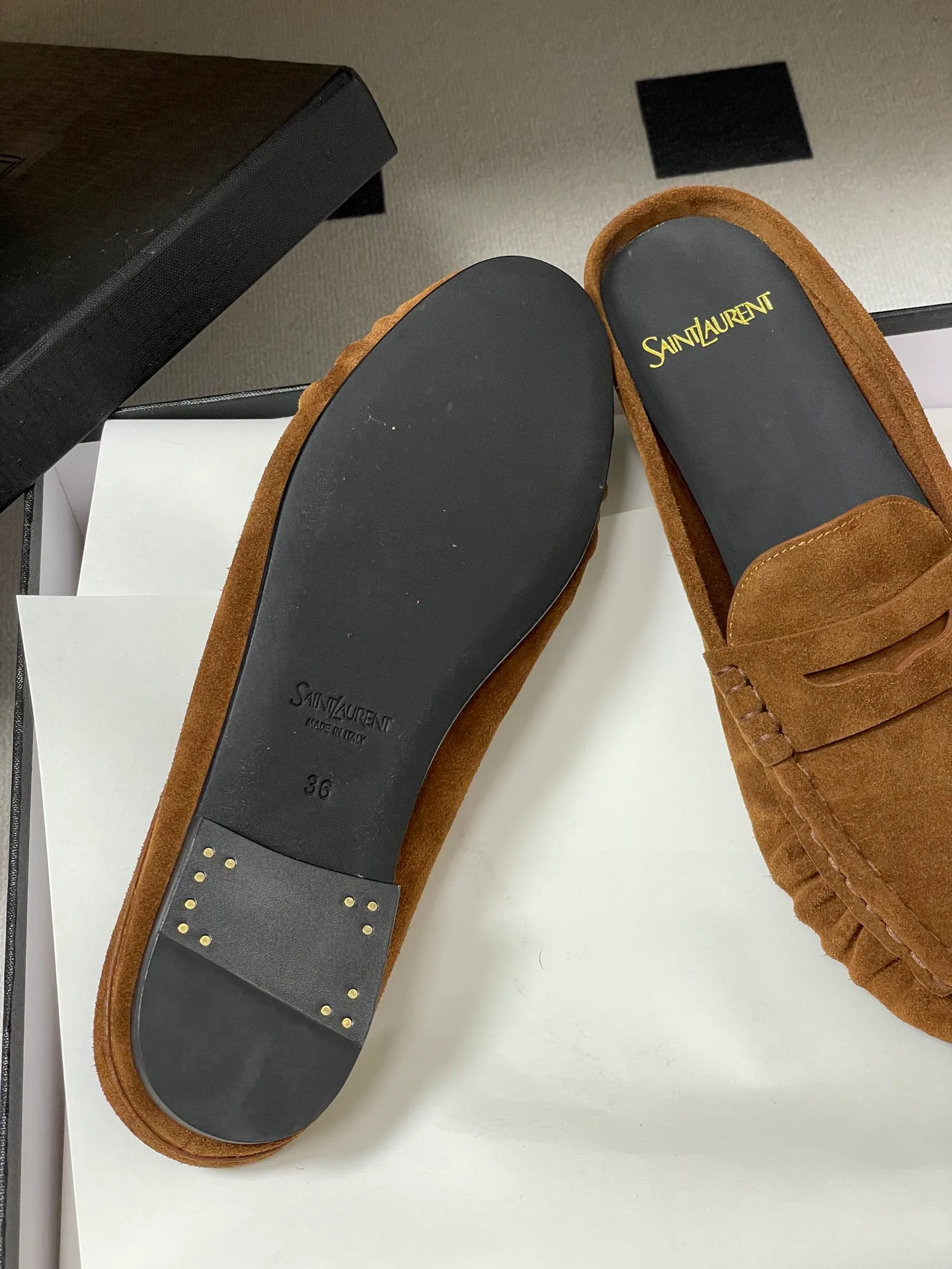 Лоферы И Мокасины Женские Saint Laurent 725685