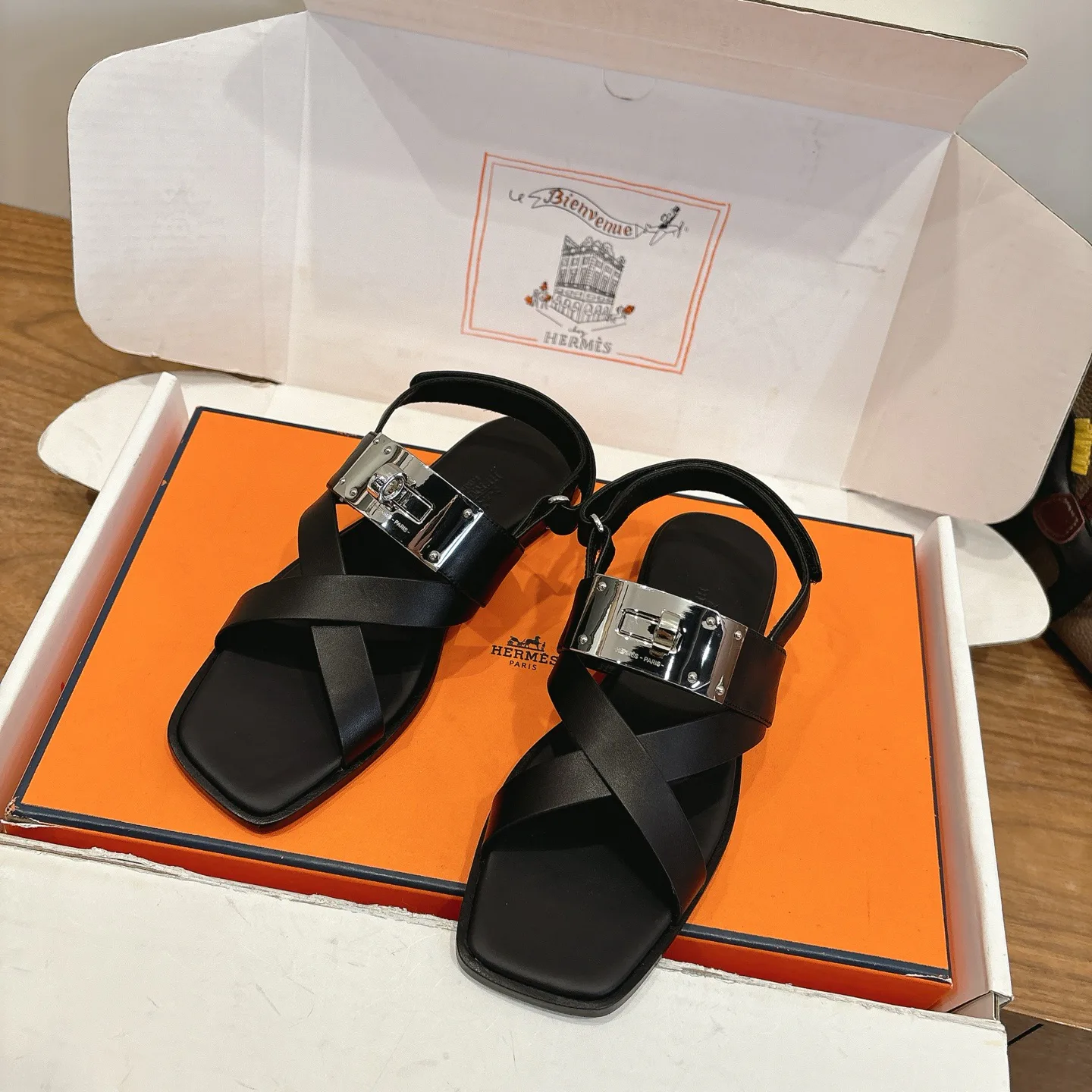 Босоножки Женские Hermes 2959437