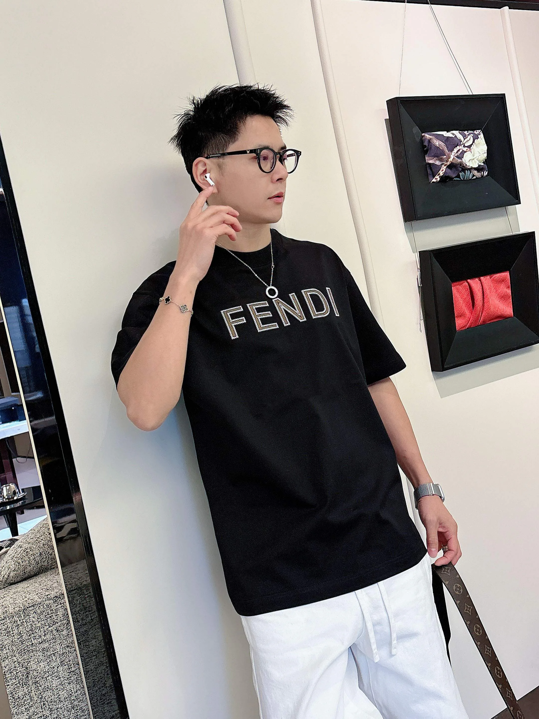 Футболки Мужские Fendi 9465292