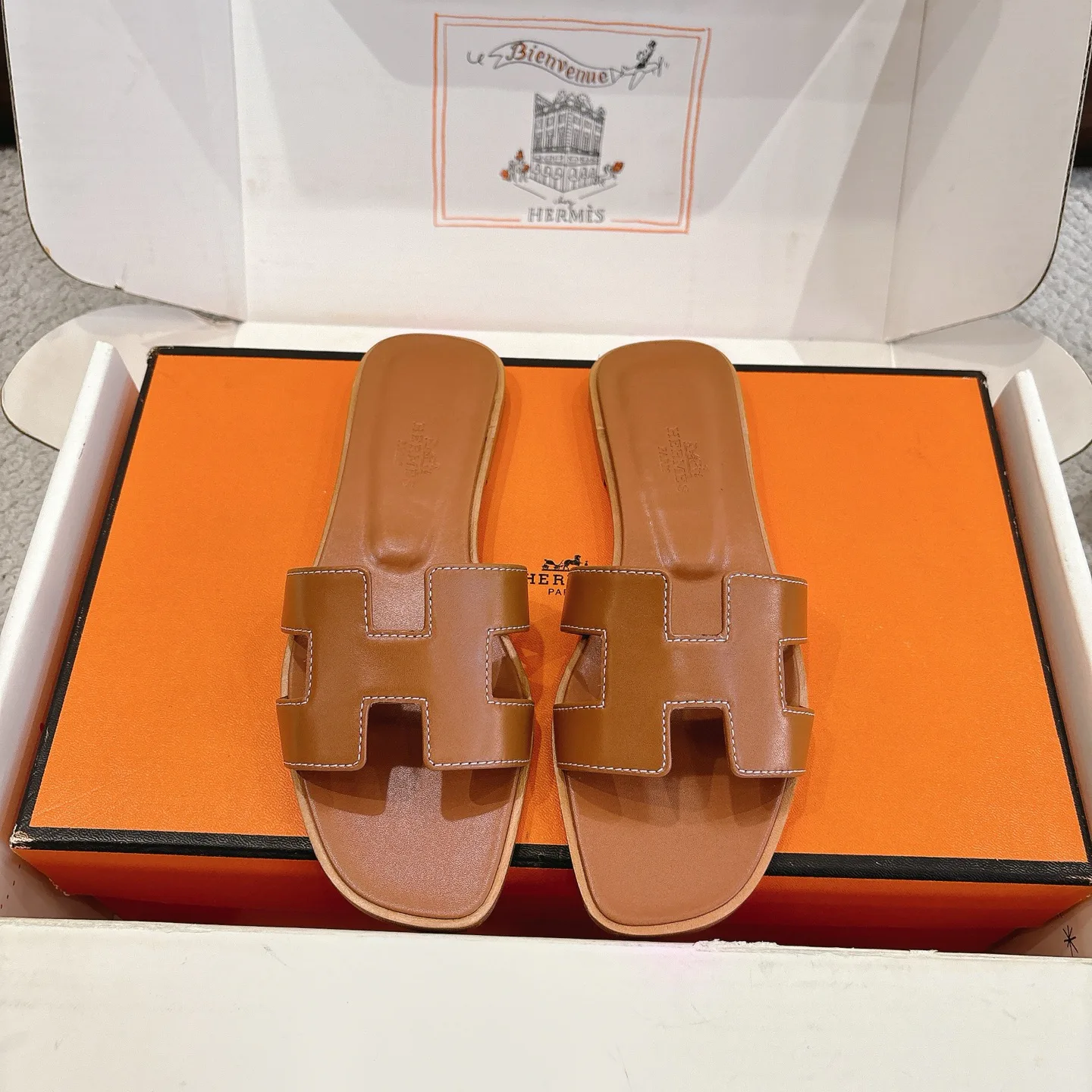 Шлепанцы Женские Hermes 879116