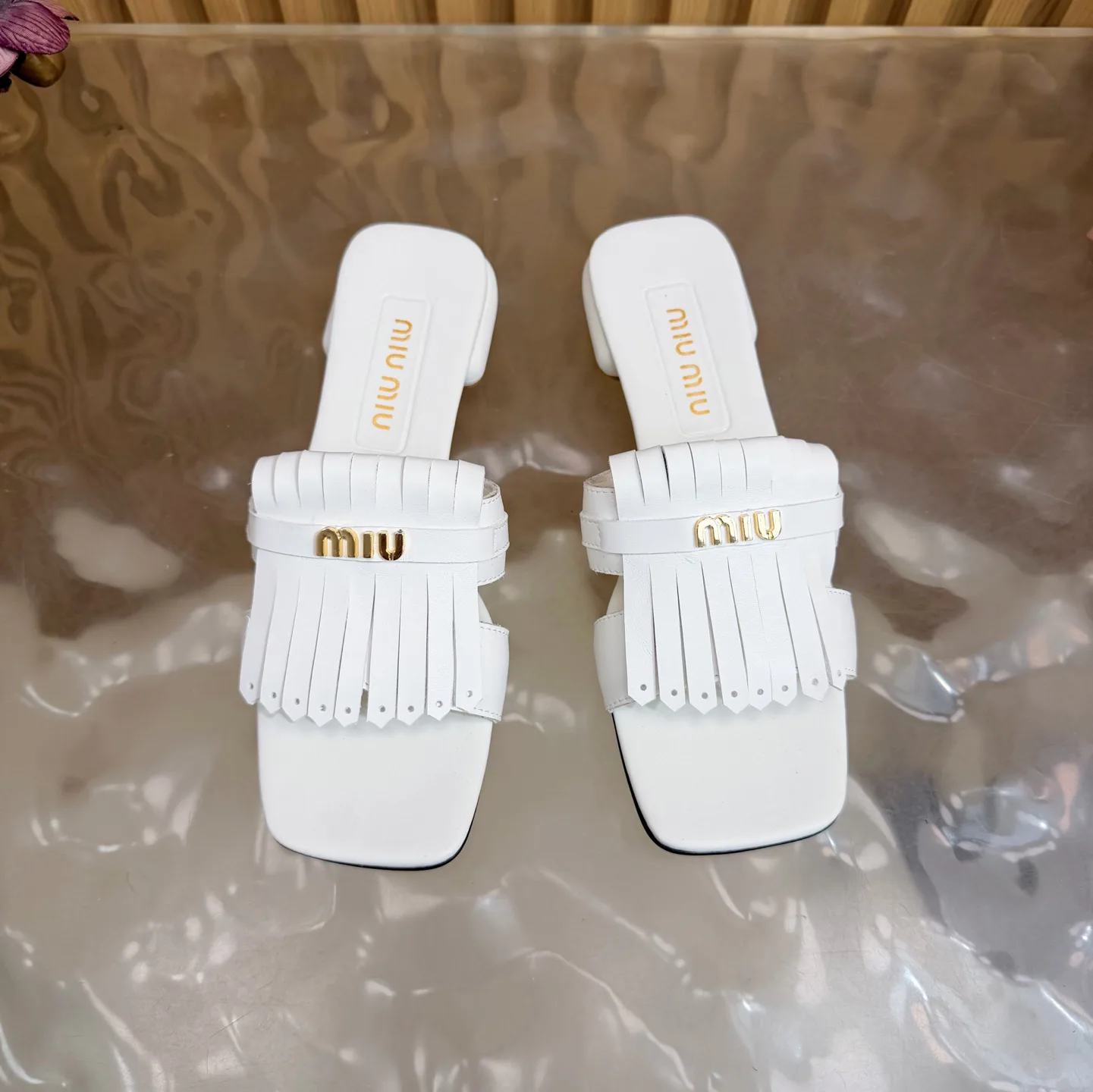 Шлепанцы Женские Miu Miu 9597375