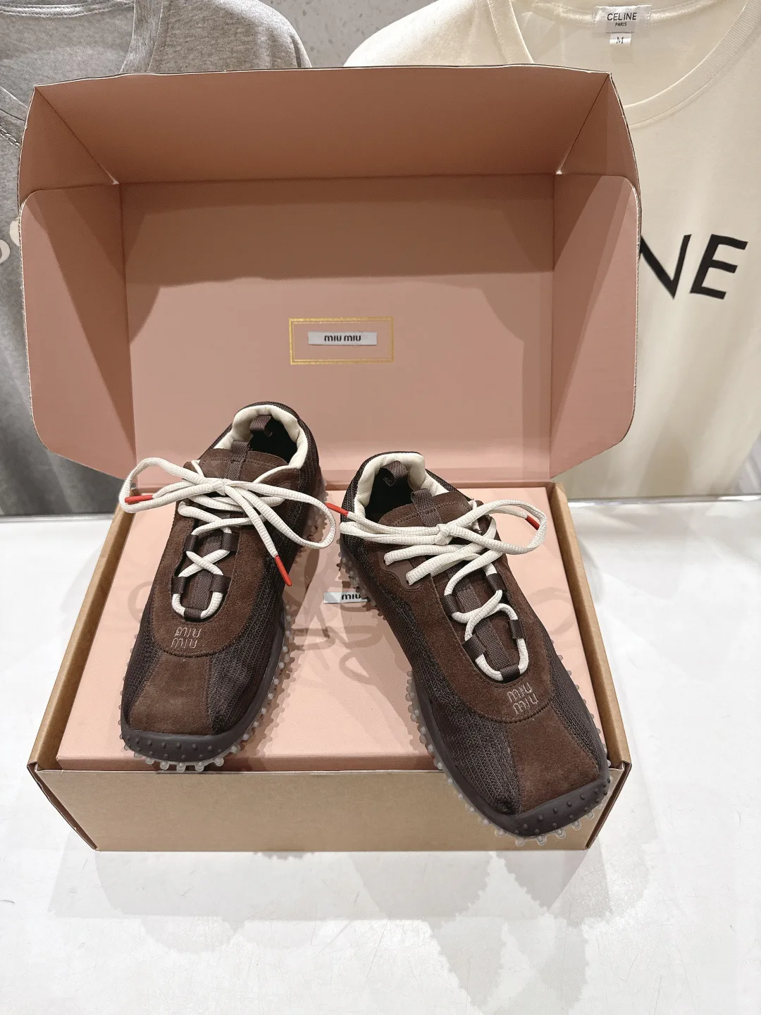 Кроссовки Женские Miu Miu 17057032
