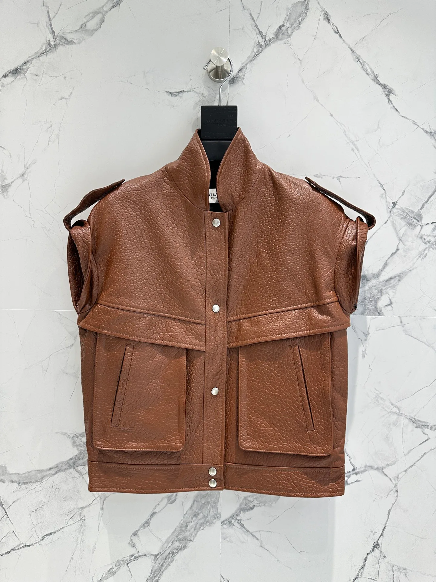 Кожаные Куртки И Дублёнки Женские Saint Laurent 11598151