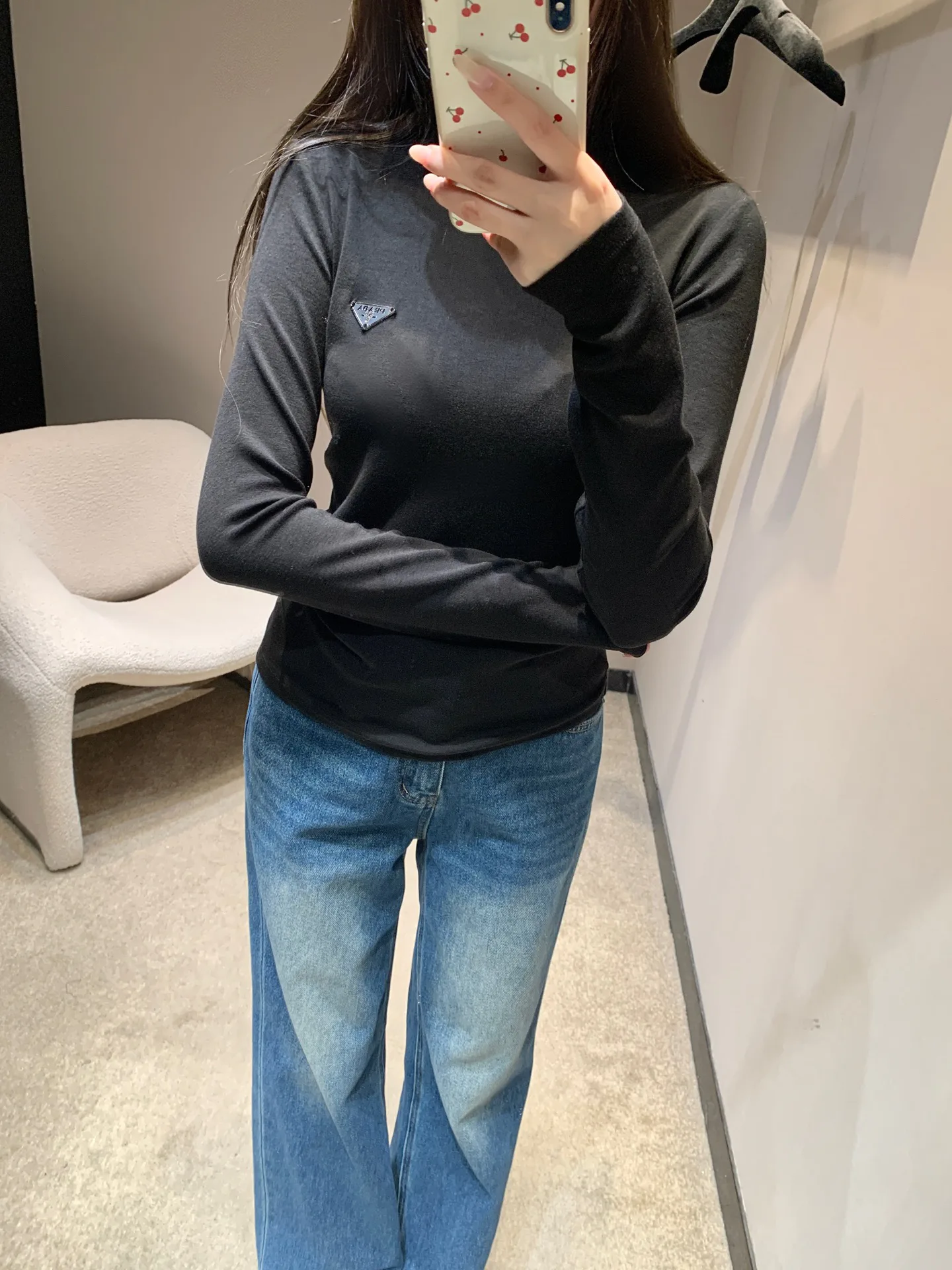 Лонгсливы Женские Prada 1144819