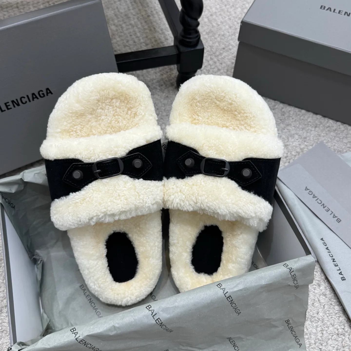 Тапочки Женские Balenciaga 204661