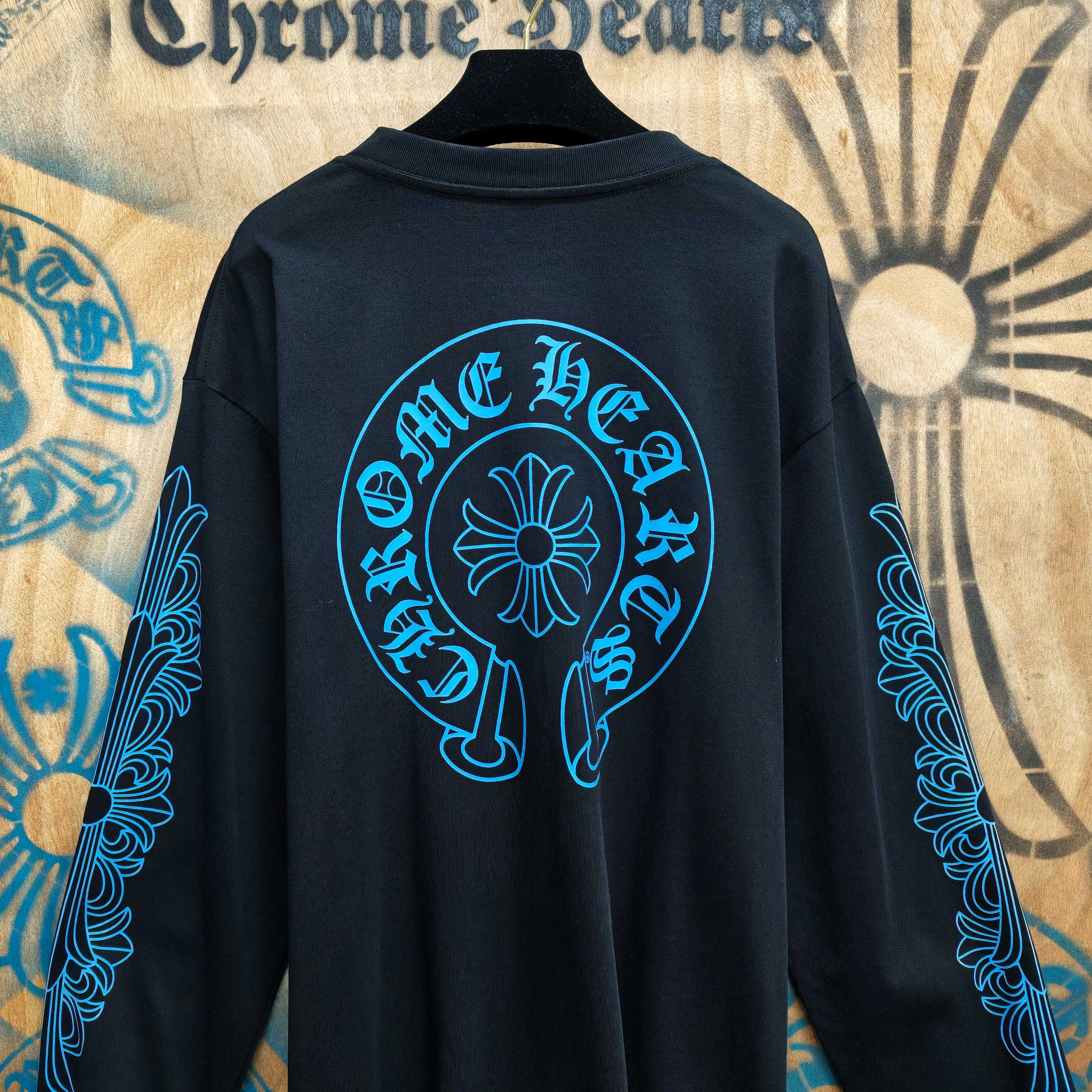 Лонгсливы Мужские Chrome Hearts 11808751