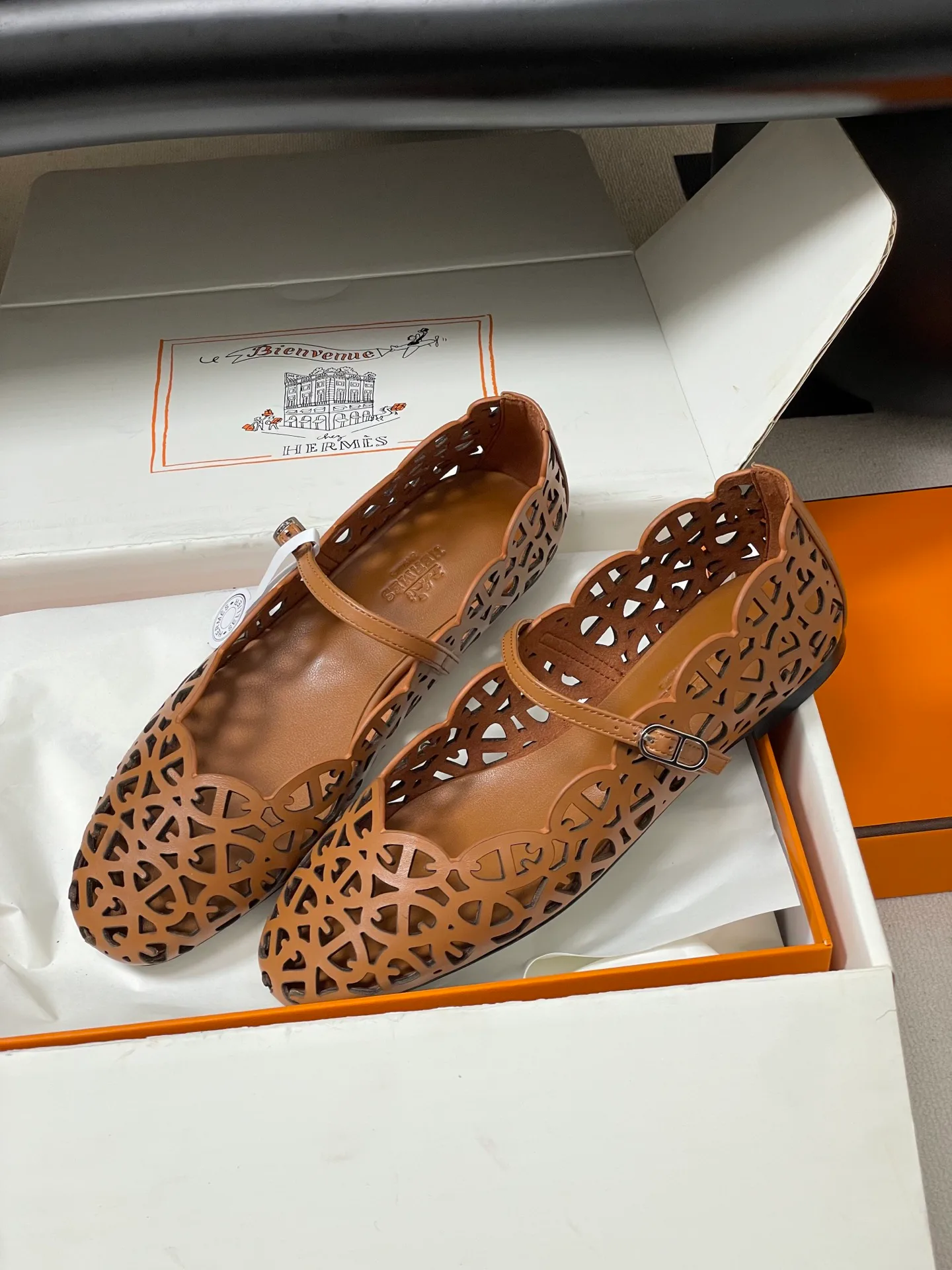 Балетки Женские Hermes 17558036