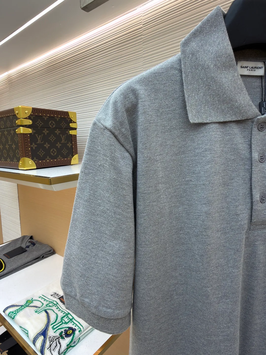 Рубашки Мужские Saint Laurent 5405658