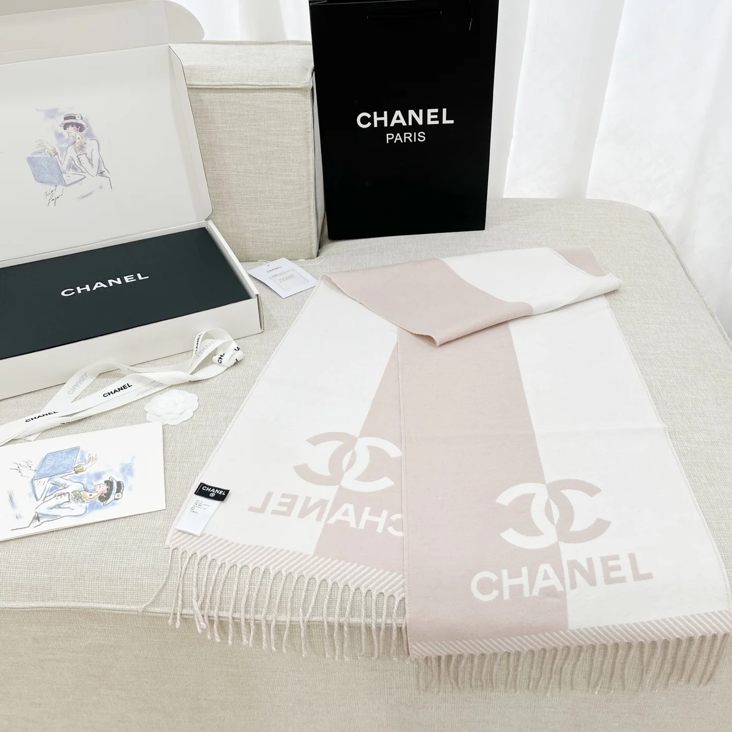 Шарфы Chanel 9618439